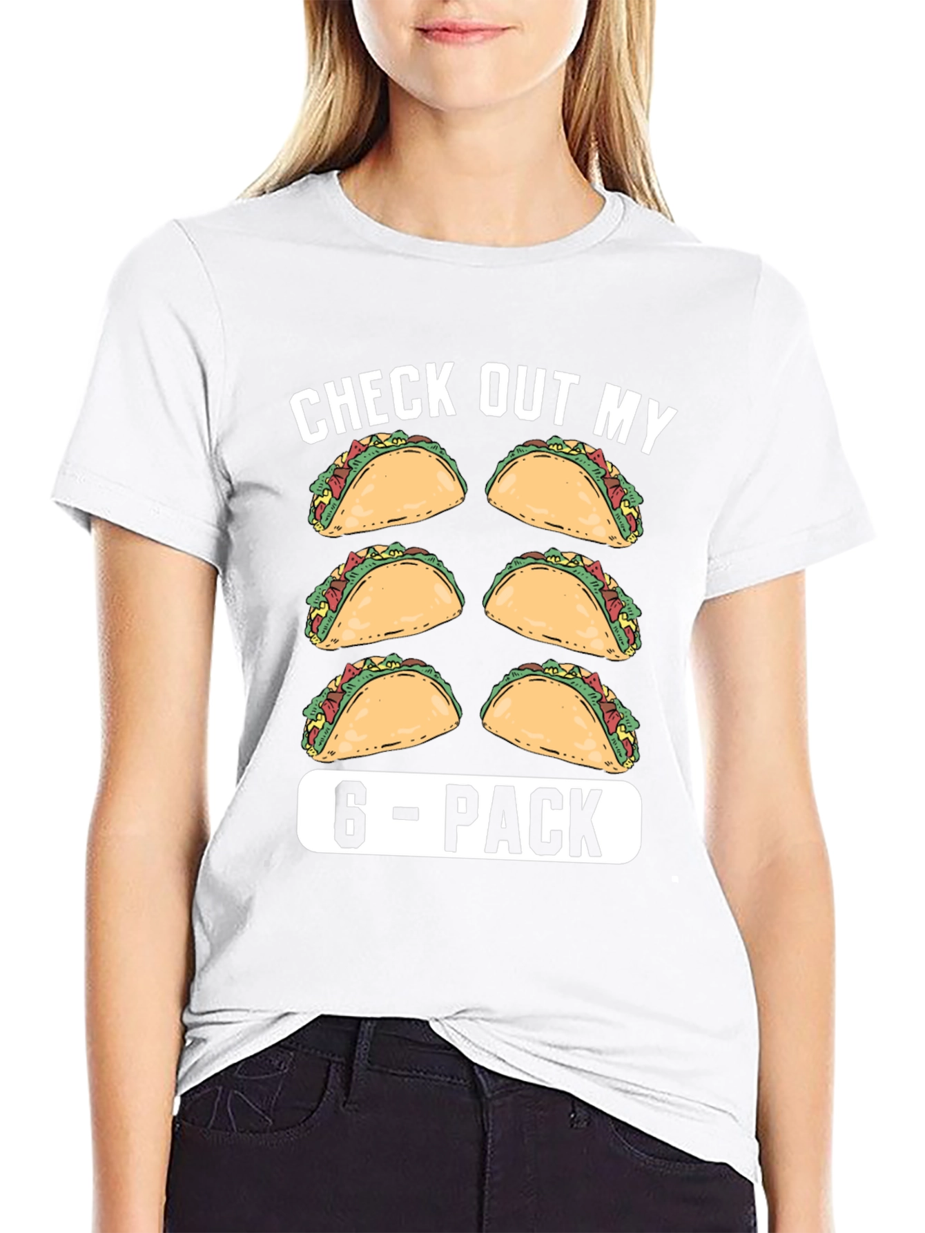 Taco 6-Pack Funny Graphic T-Shirt