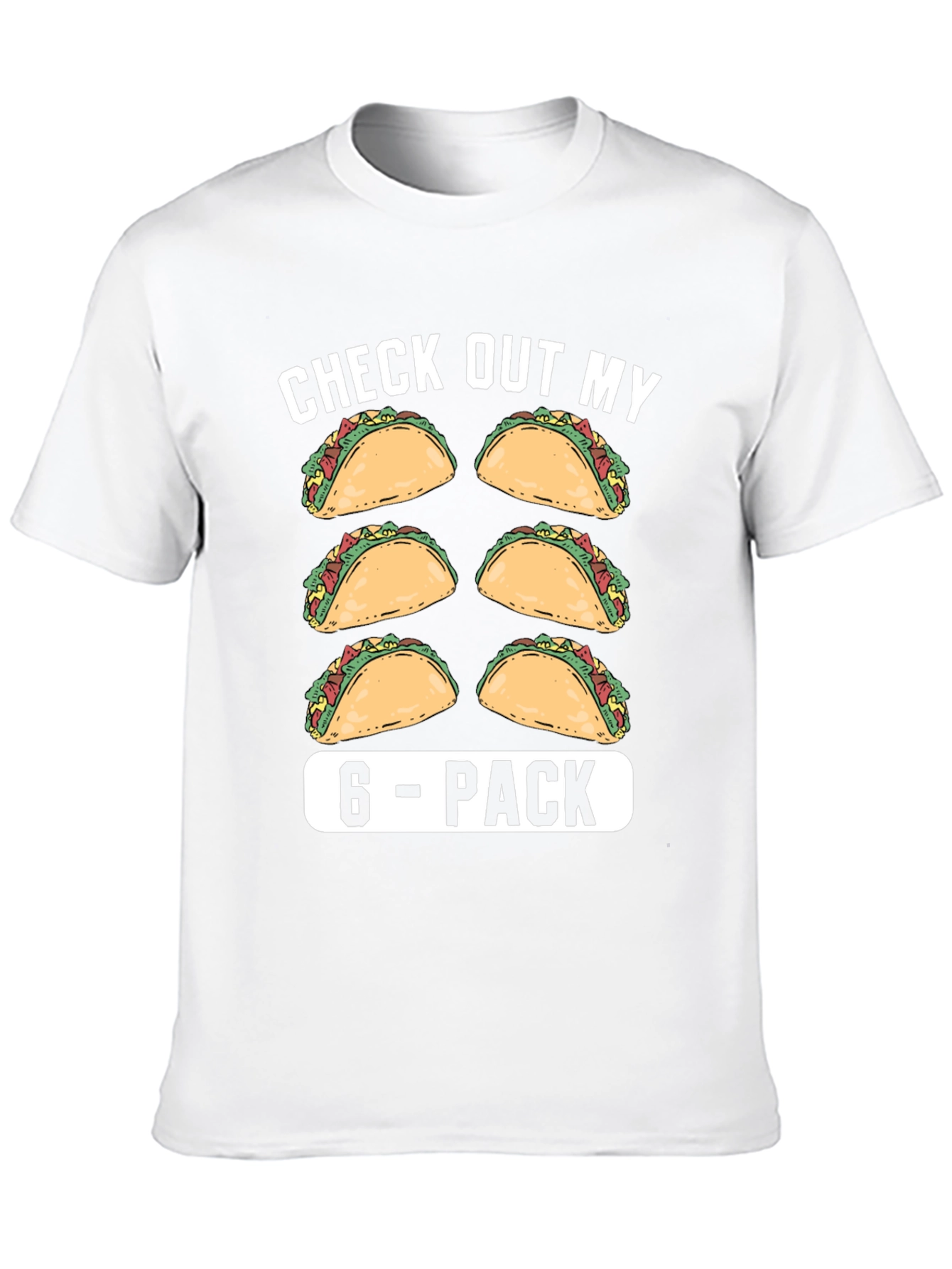 Taco 6-Pack Funny Graphic T-Shirt