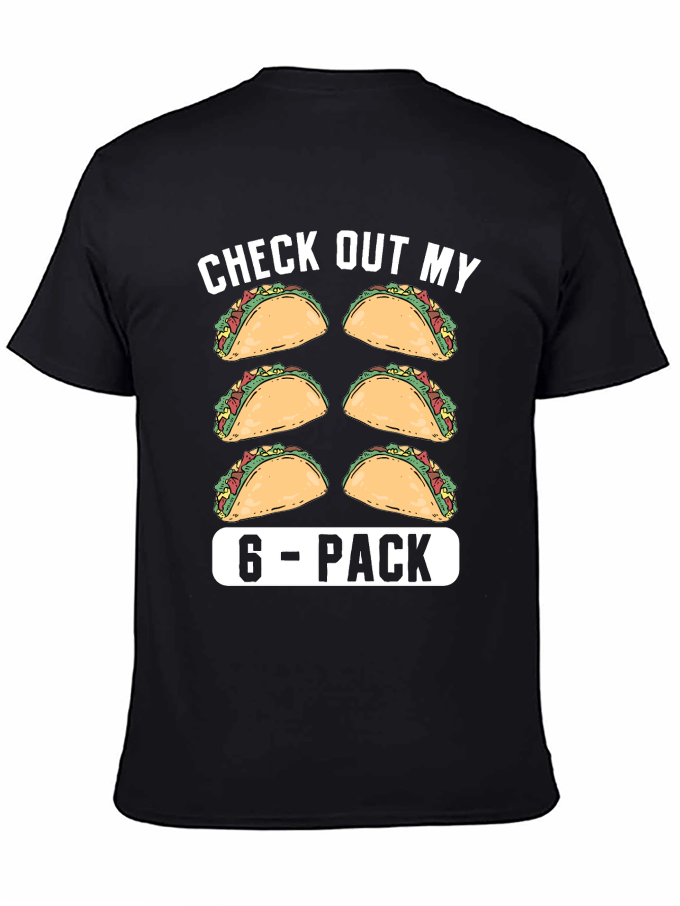 Taco 6-Pack Funny Graphic T-Shirt