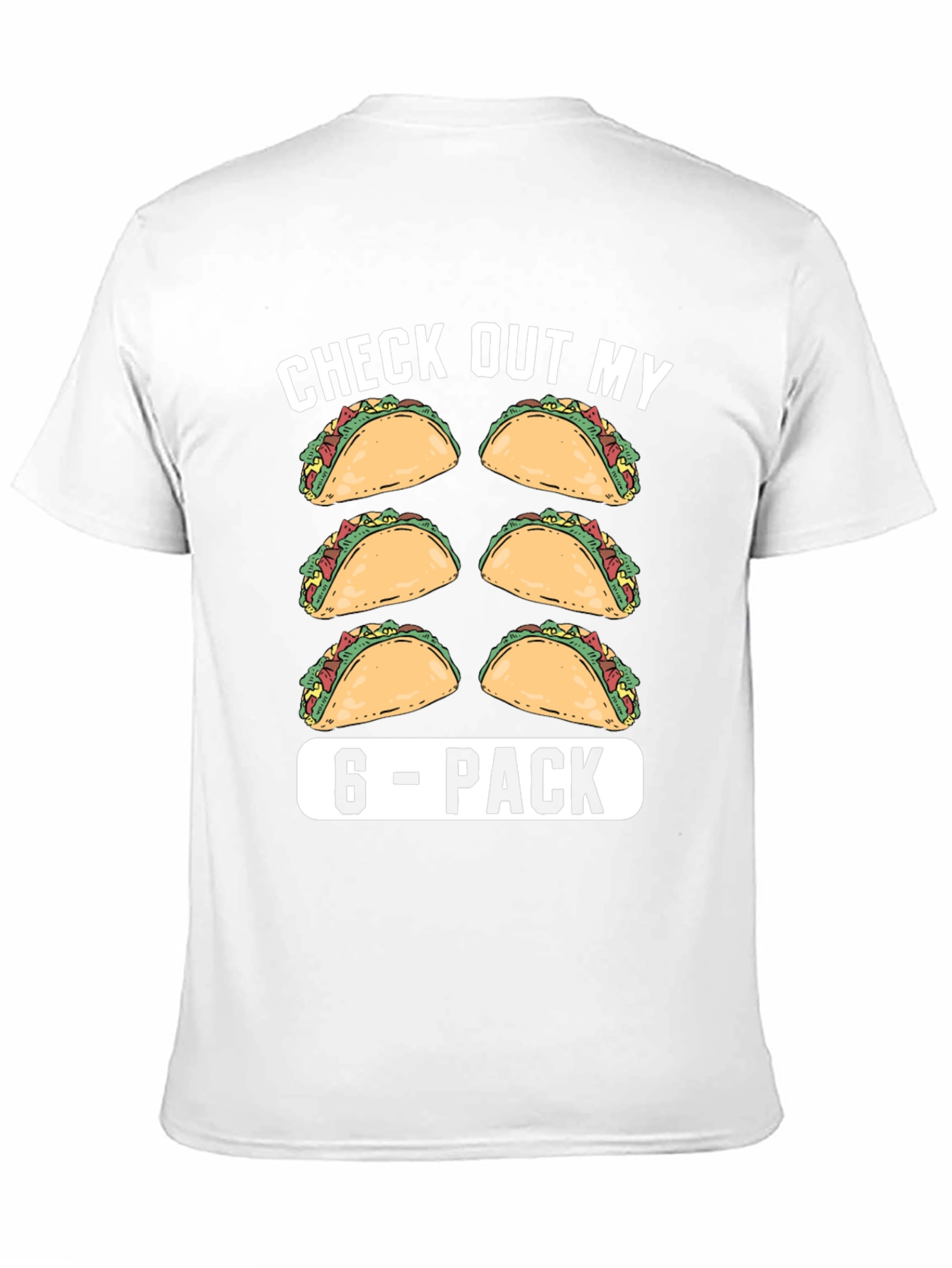 Taco 6-Pack Funny Graphic T-Shirt