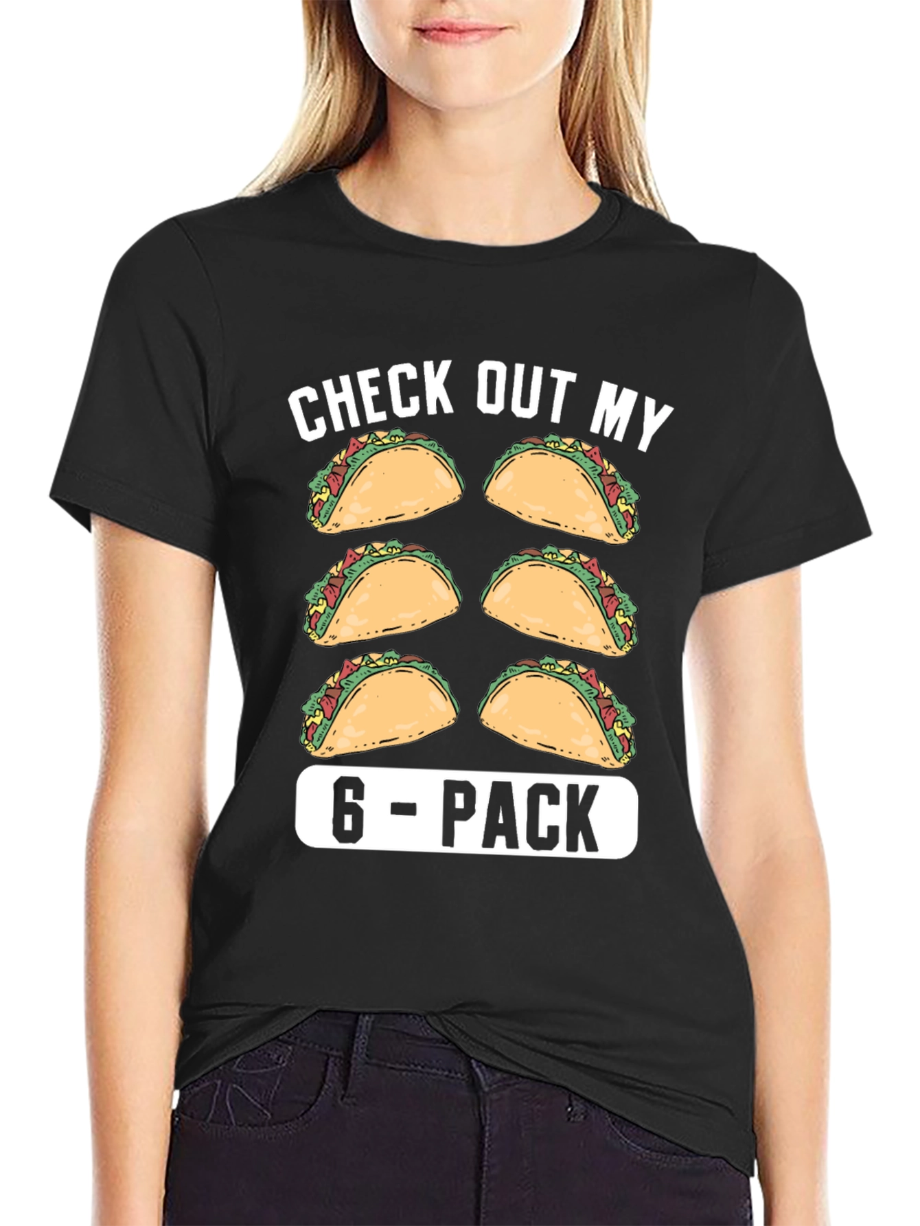 Taco 6-Pack Funny Graphic T-Shirt