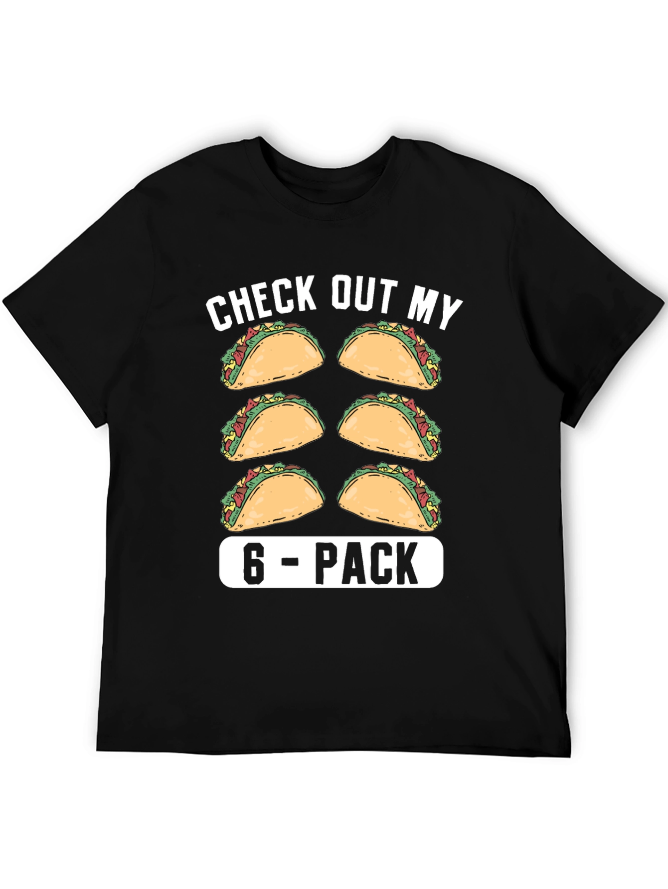 Taco 6-Pack Funny Graphic T-Shirt