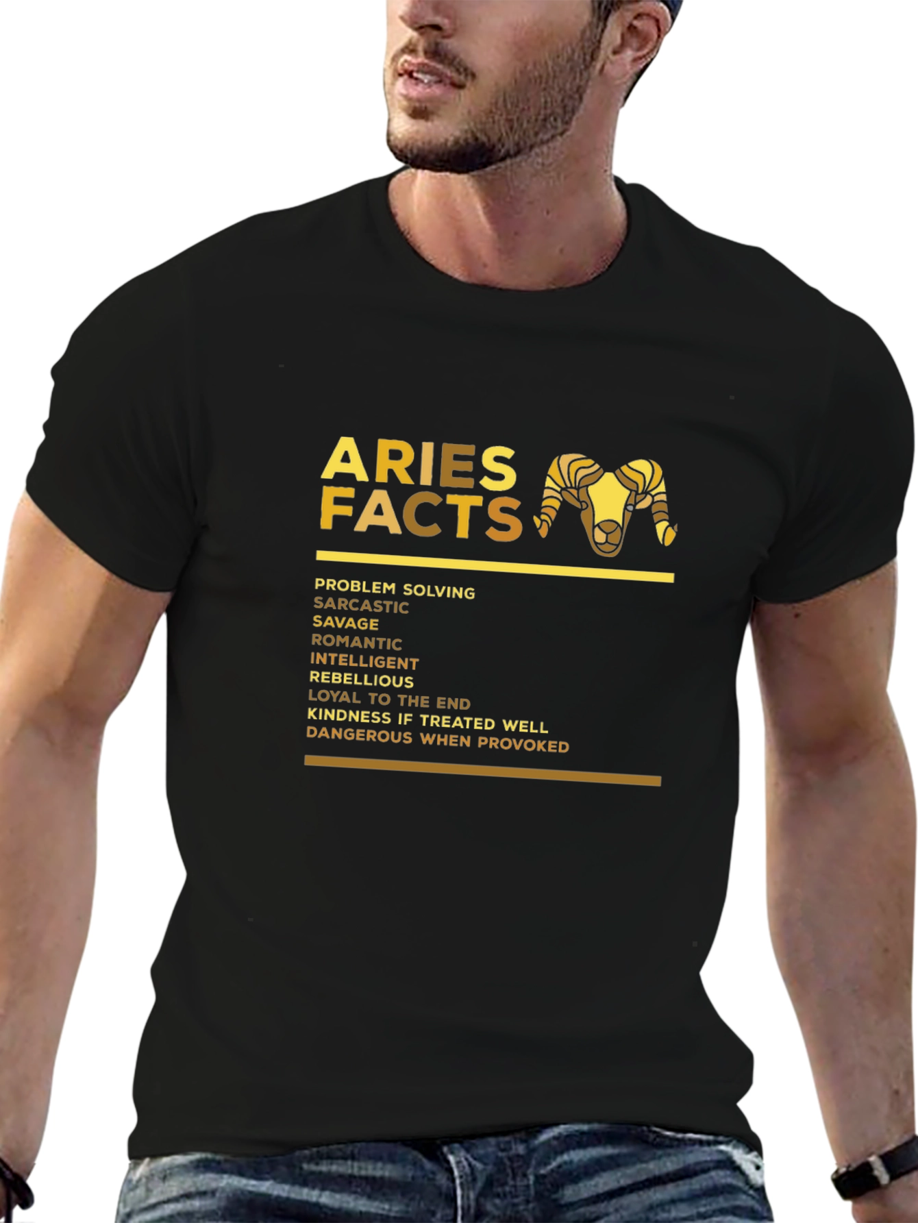 Aries Facts Zodiac T-Shirt