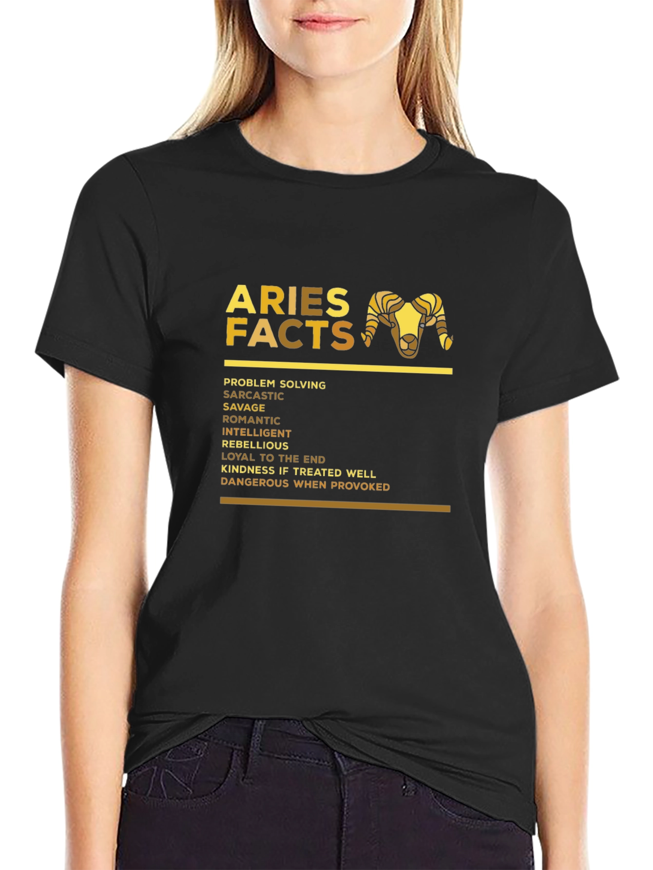 Aries Facts Zodiac T-Shirt