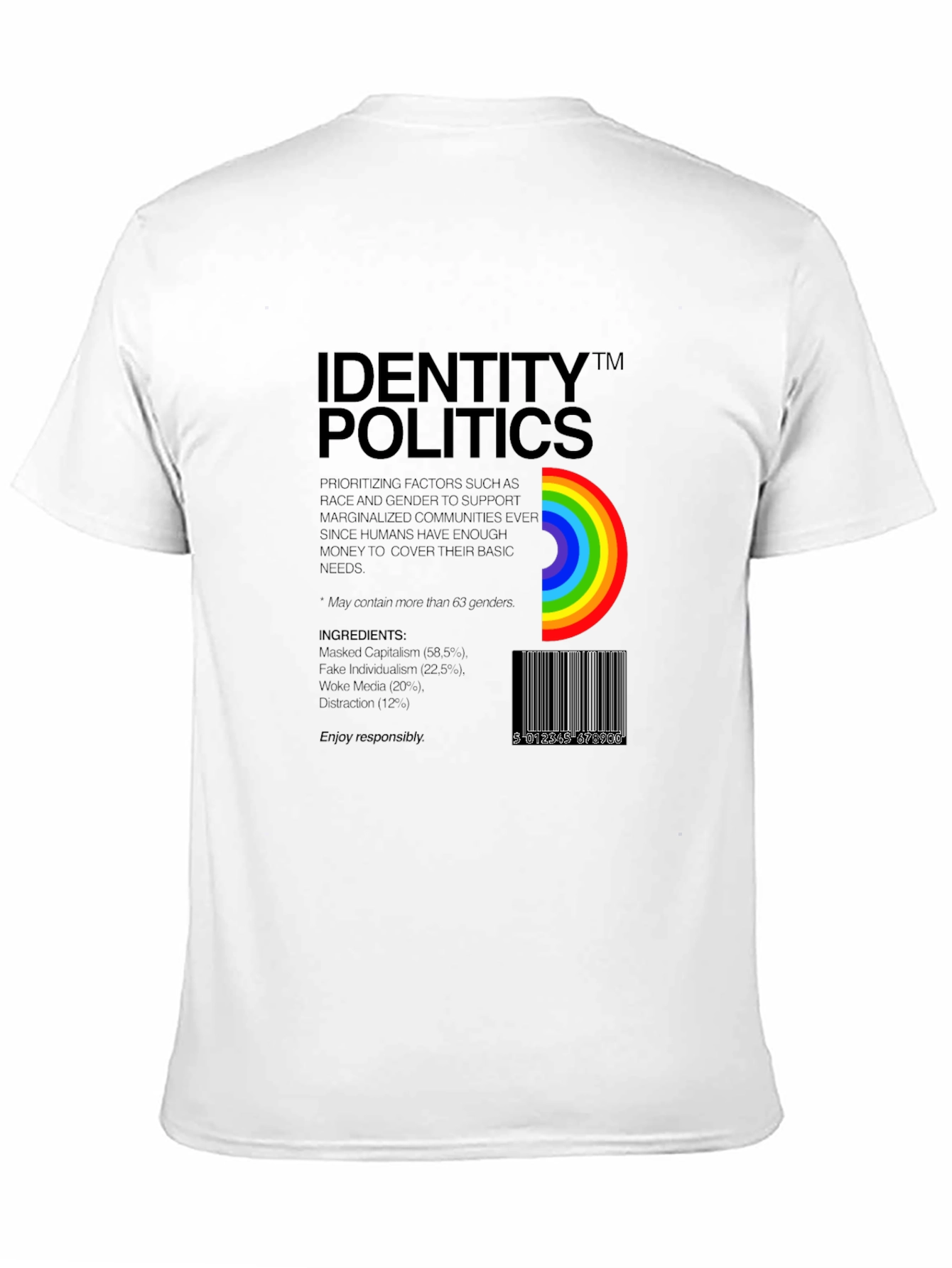 Identity Politics Rainbow T-Shirt