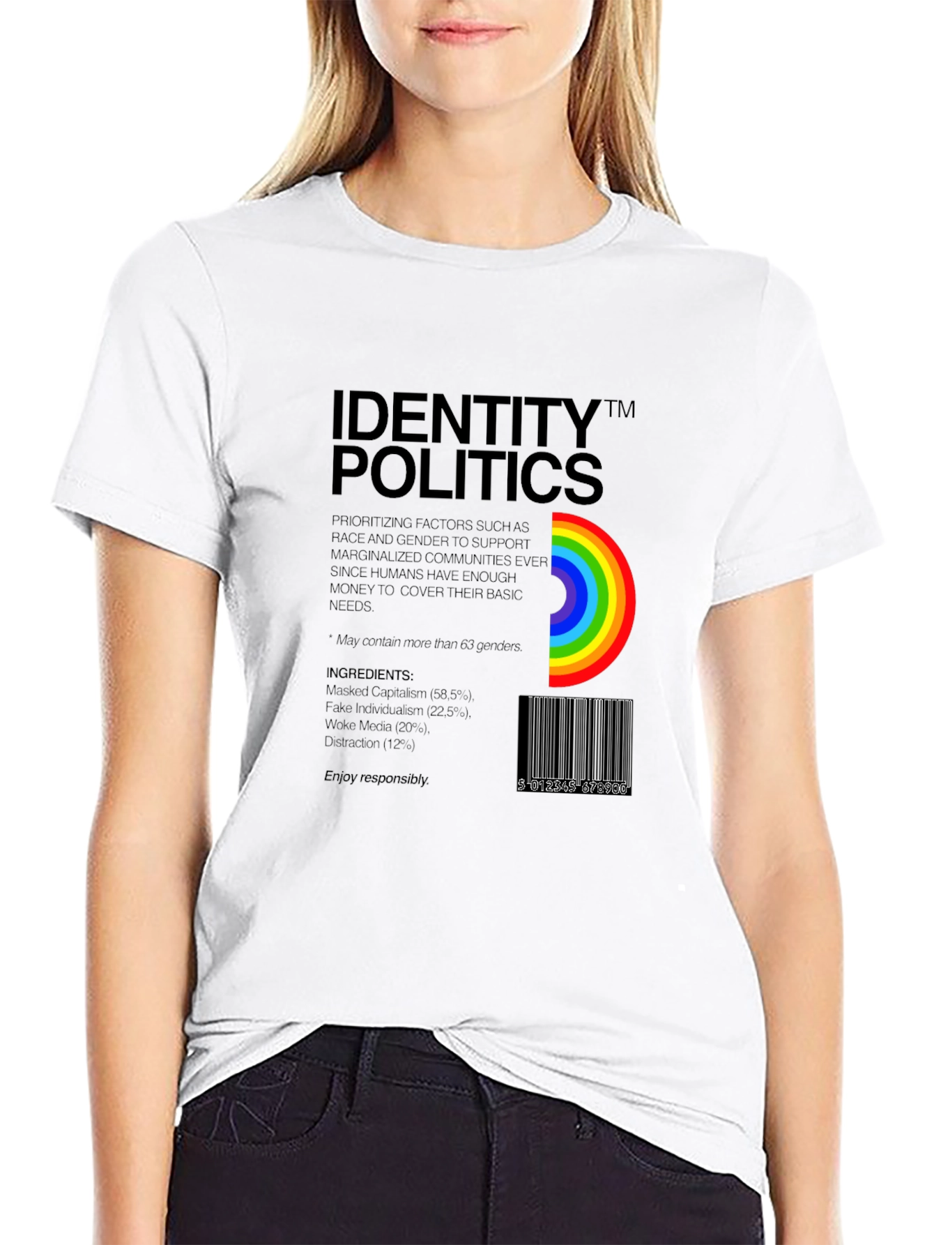 Identity Politics Rainbow T-Shirt
