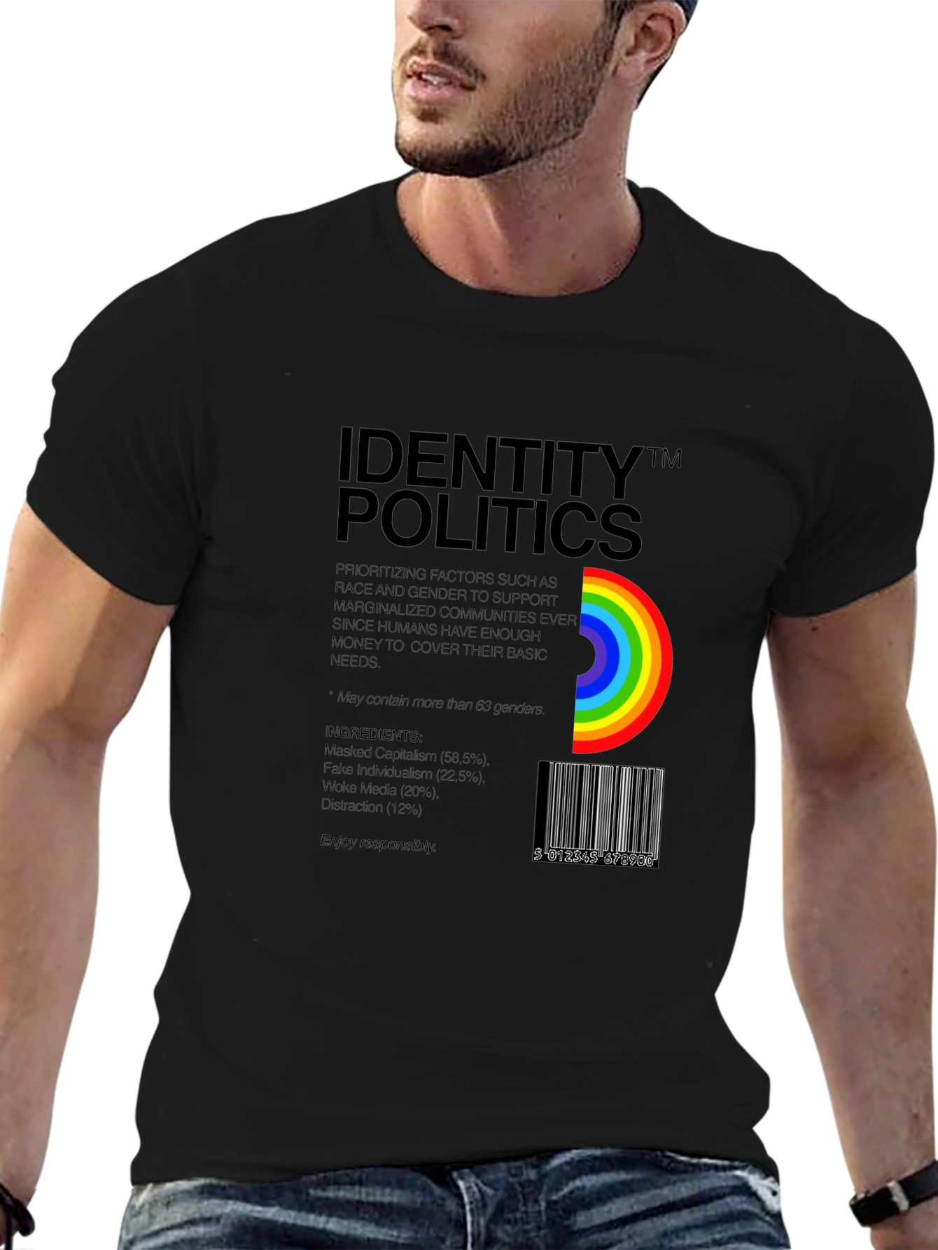 Identity Politics Rainbow T-Shirt
