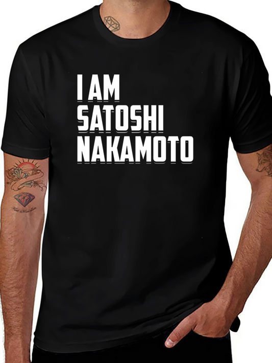 I Am Satoshi Nakamoto T-Shirt - Crypto Tee