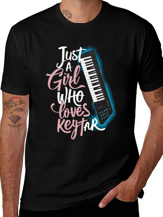 Just A Girl Who Loves Keytar T-Shirt