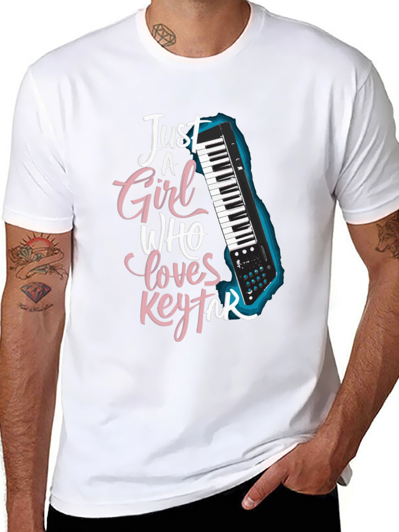 Just A Girl Who Loves Keytar T-Shirt