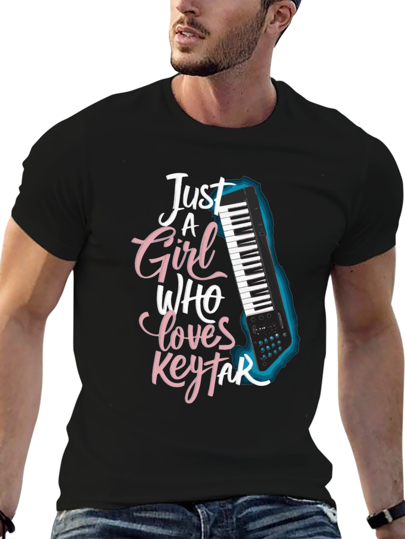 Just A Girl Who Loves Keytar T-Shirt
