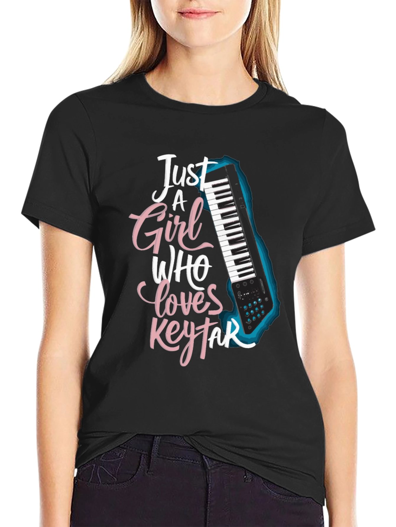 Just A Girl Who Loves Keytar T-Shirt