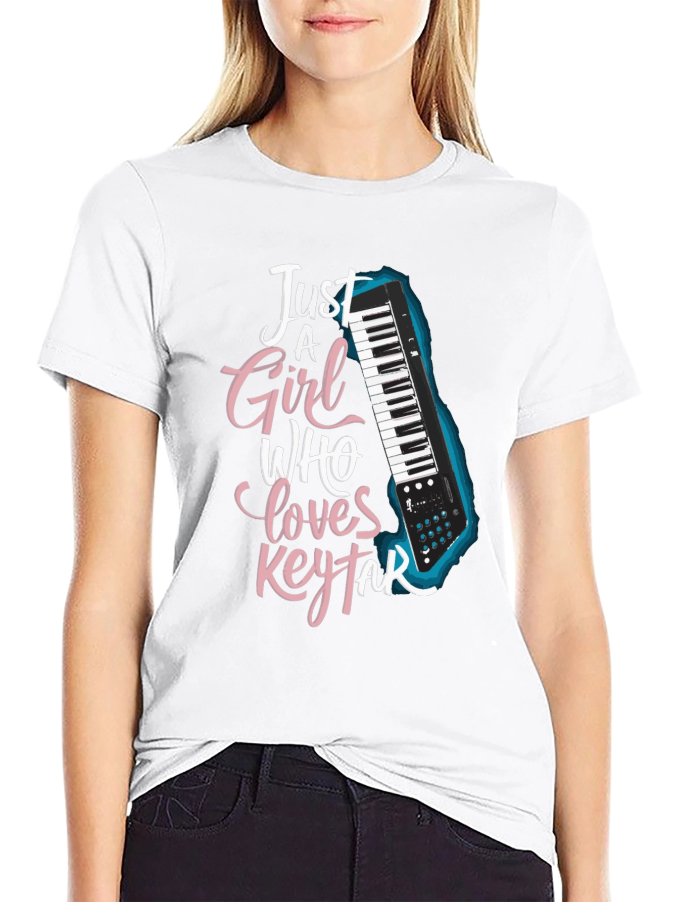 Just A Girl Who Loves Keytar T-Shirt