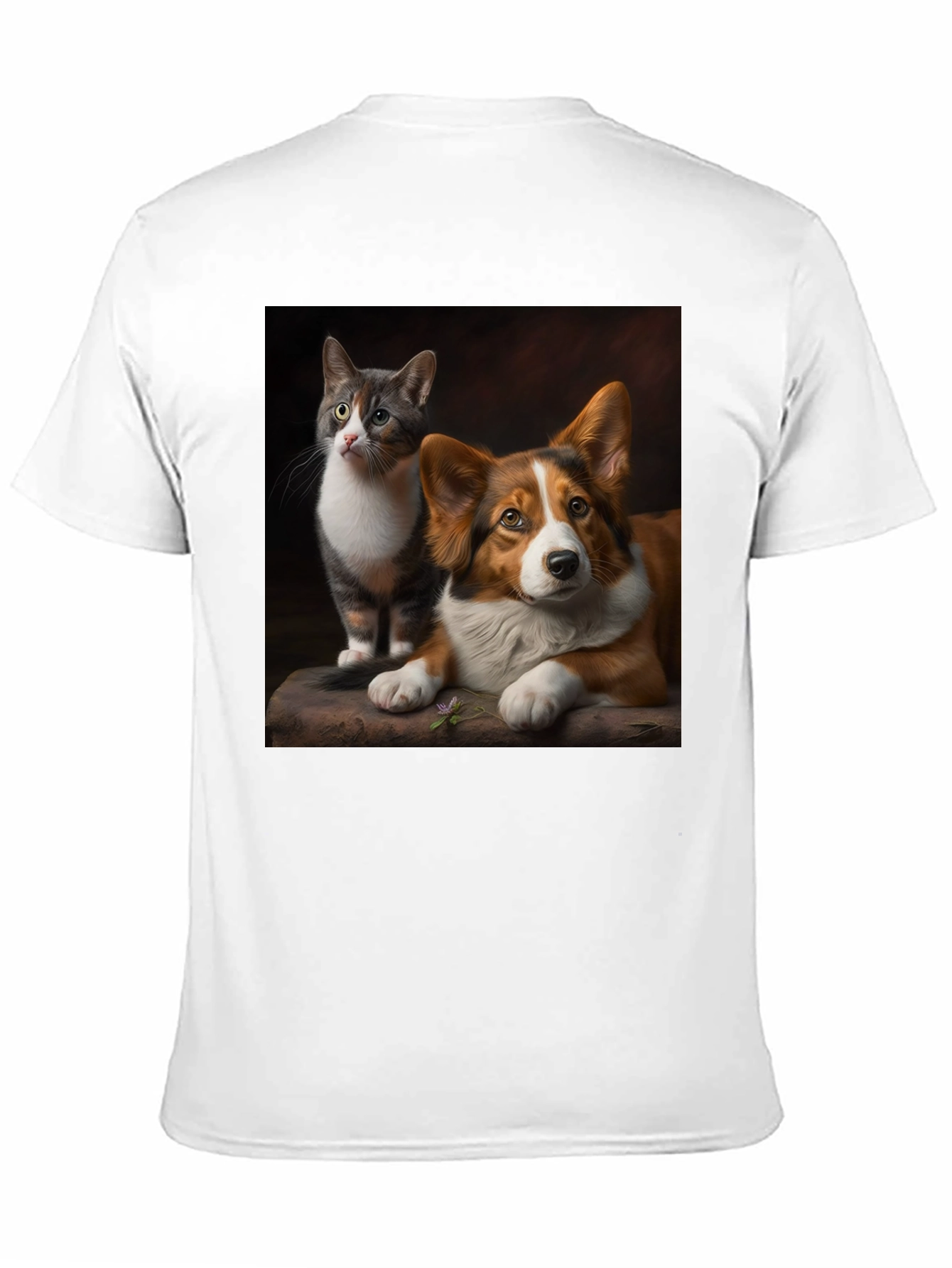 Cat and Dog Graphic Tee