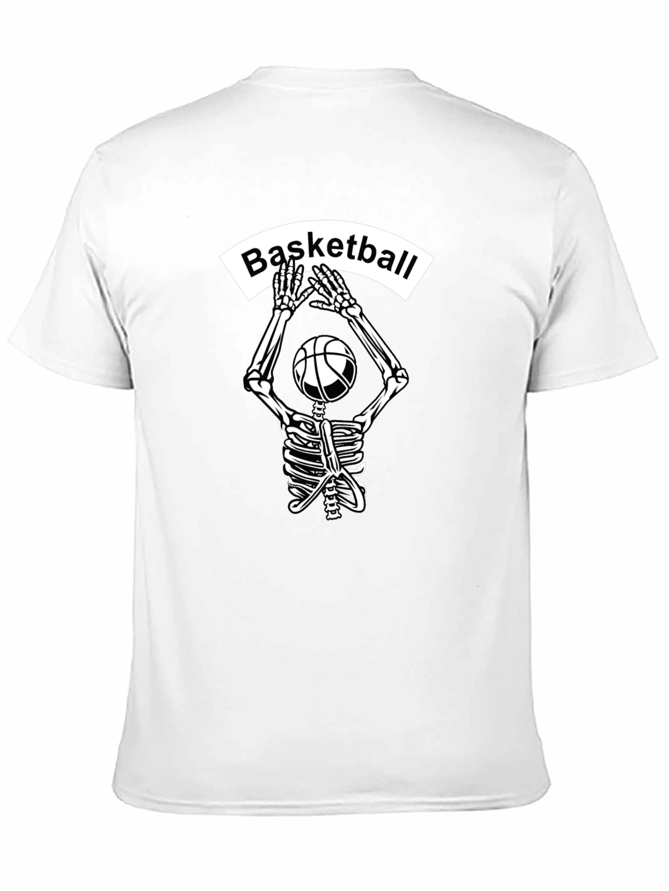Skeleton Basketball T-Shirt