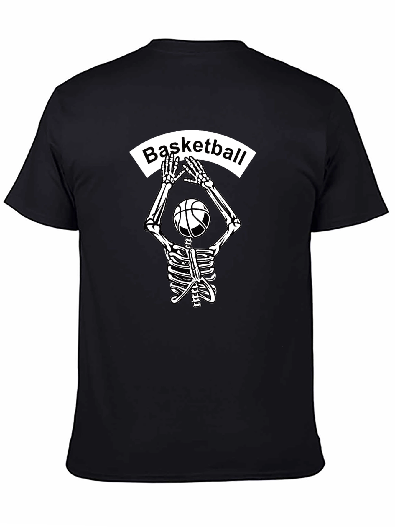 Skeleton Basketball T-Shirt