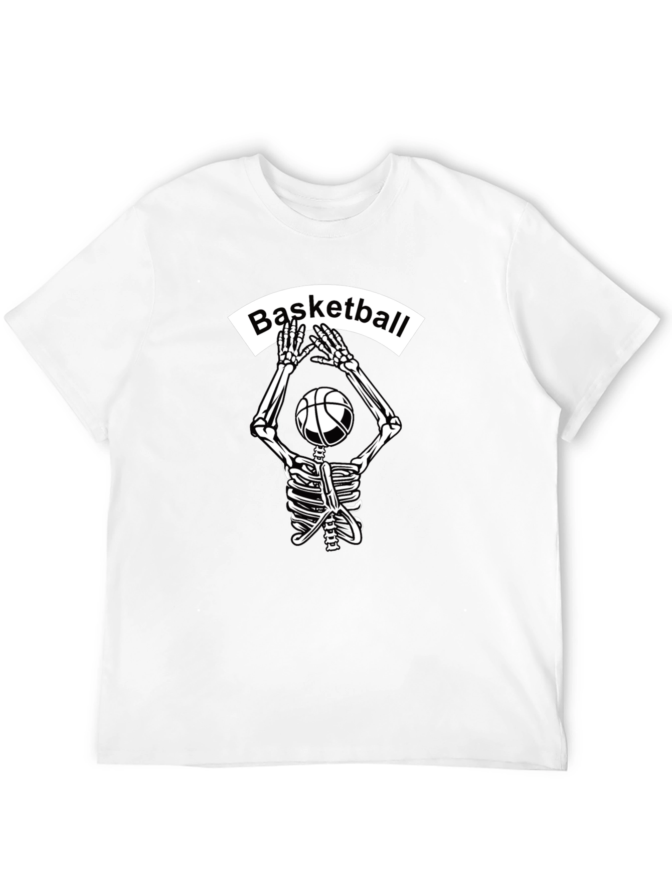 Skeleton Basketball T-Shirt