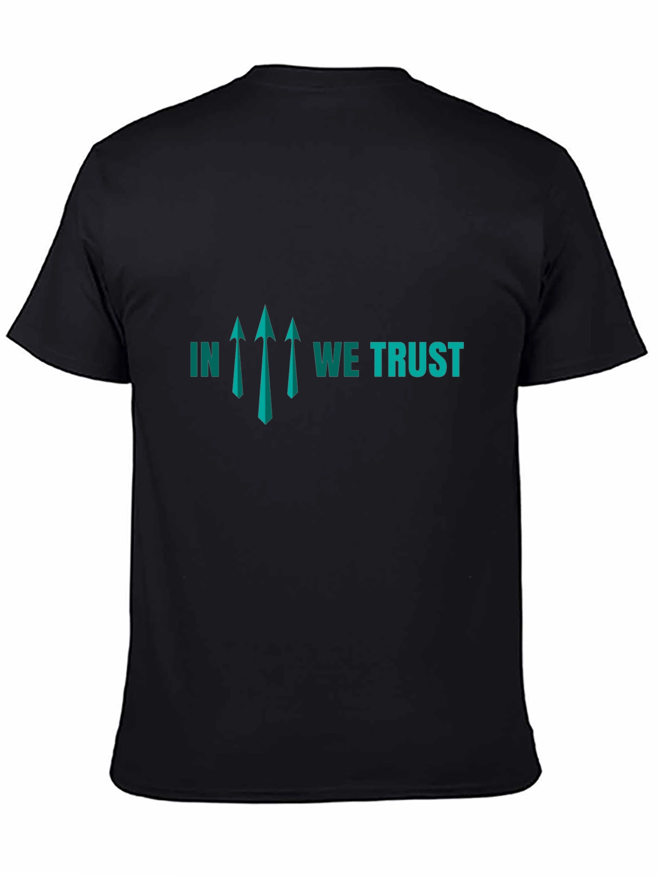 In We Trust Graphic Tee - Stylish Black T-Shirt