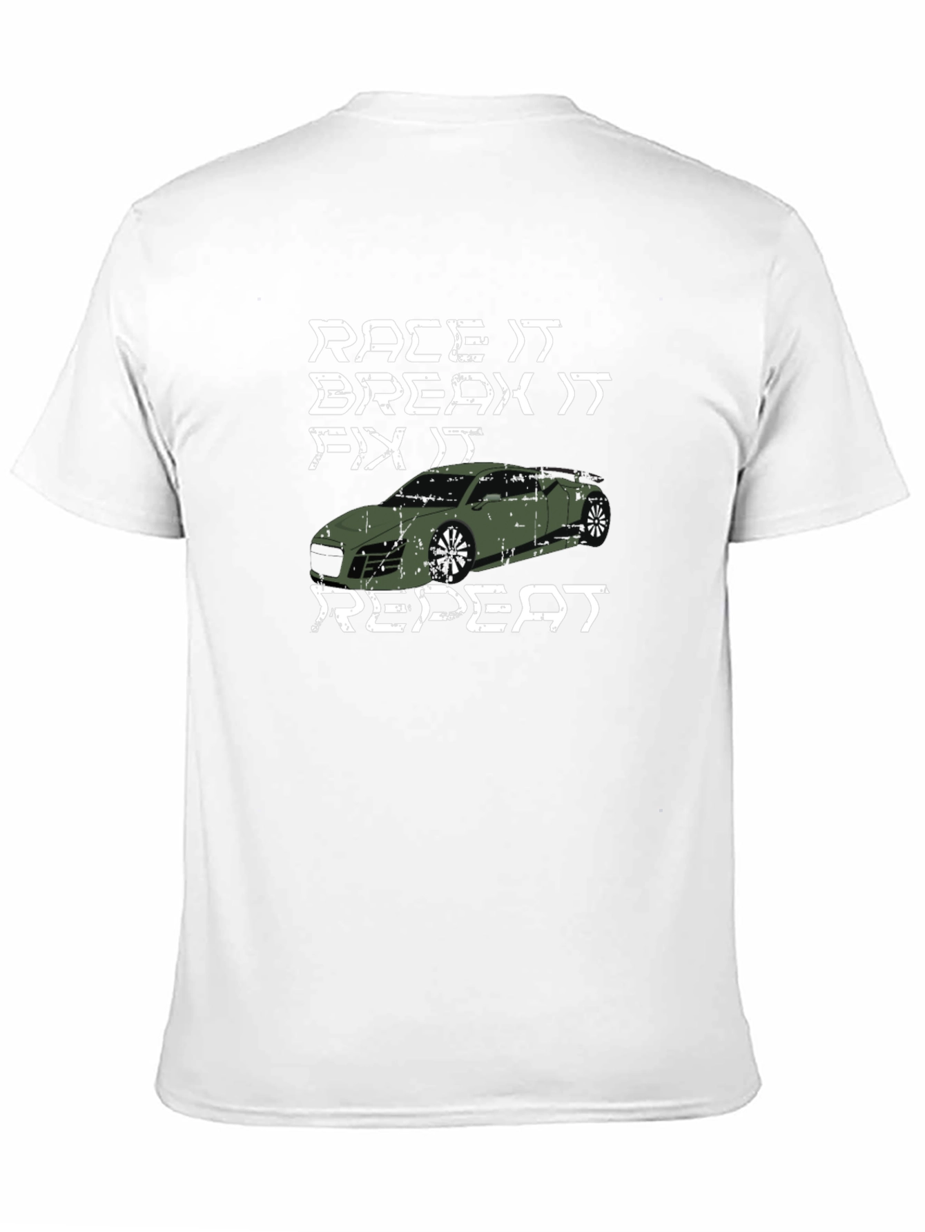 Race It Break It Fix It Repeat Graphic T-Shirt
