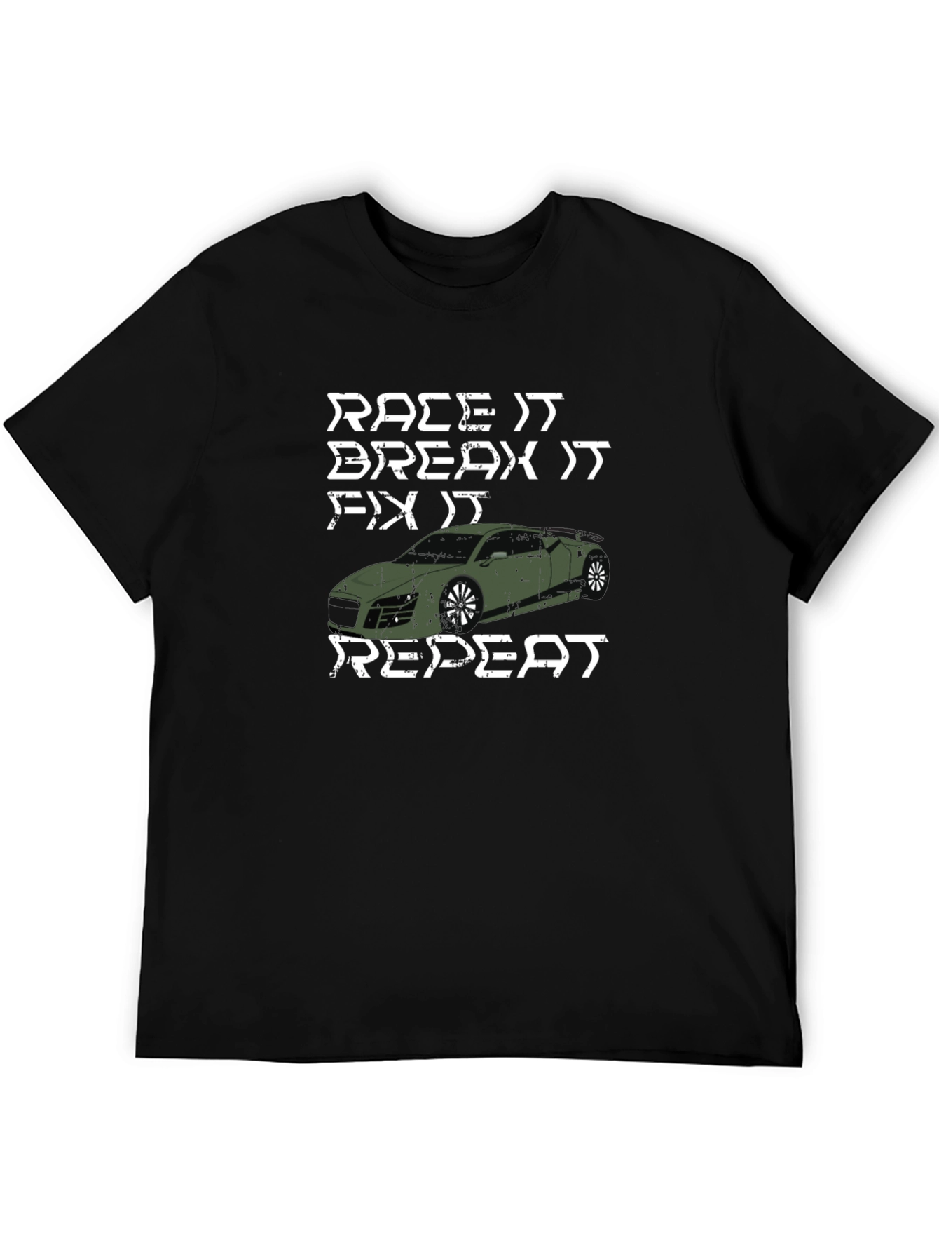 Race It Break It Fix It Repeat Graphic T-Shirt