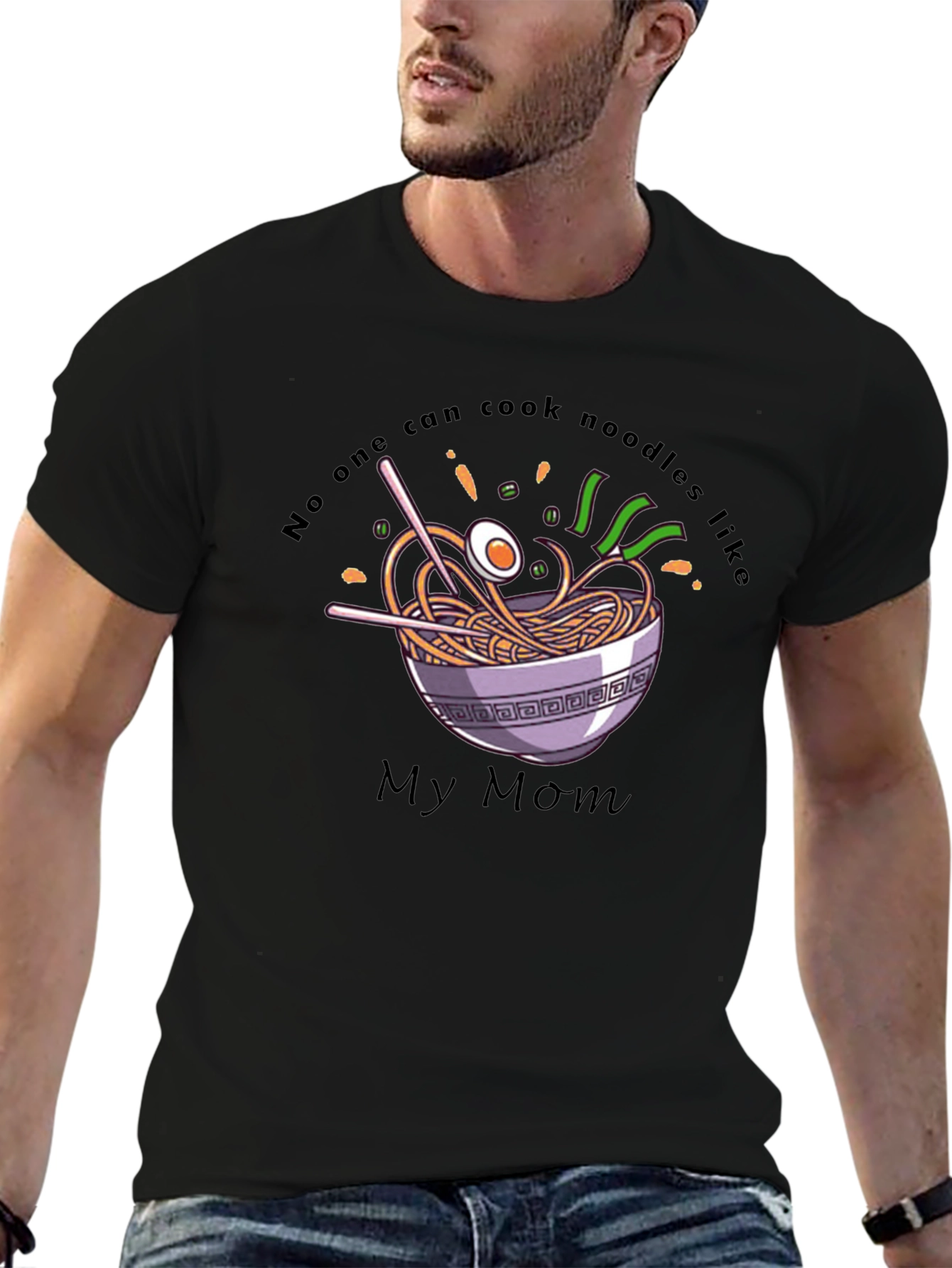 Noodles My Mom T-Shirt - Comfort Tee