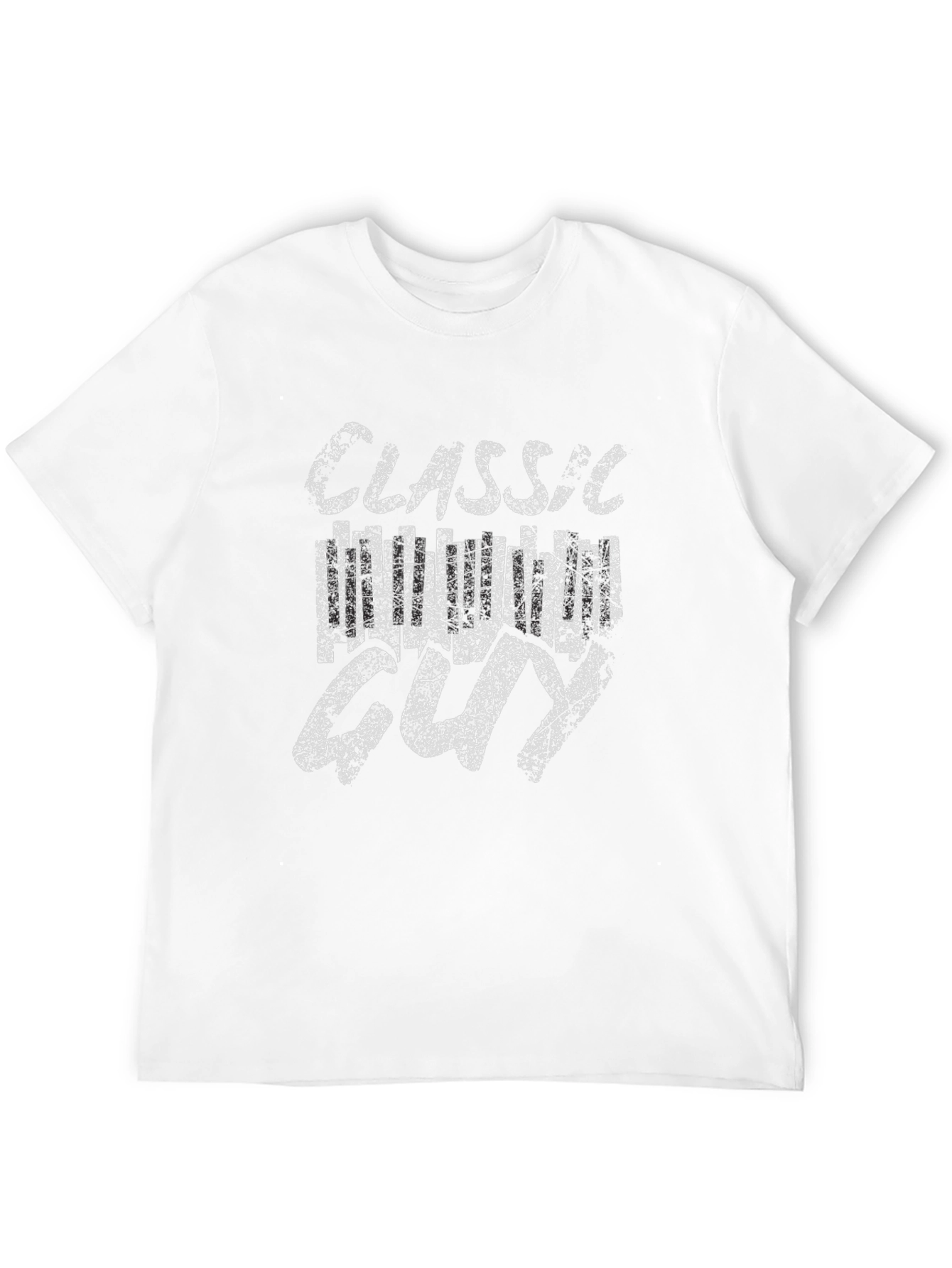 Classic Hollywood Guy Graphic Tee - Black