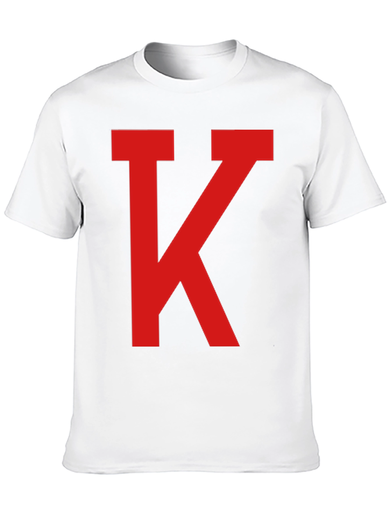 Red K on Black Casual Tee