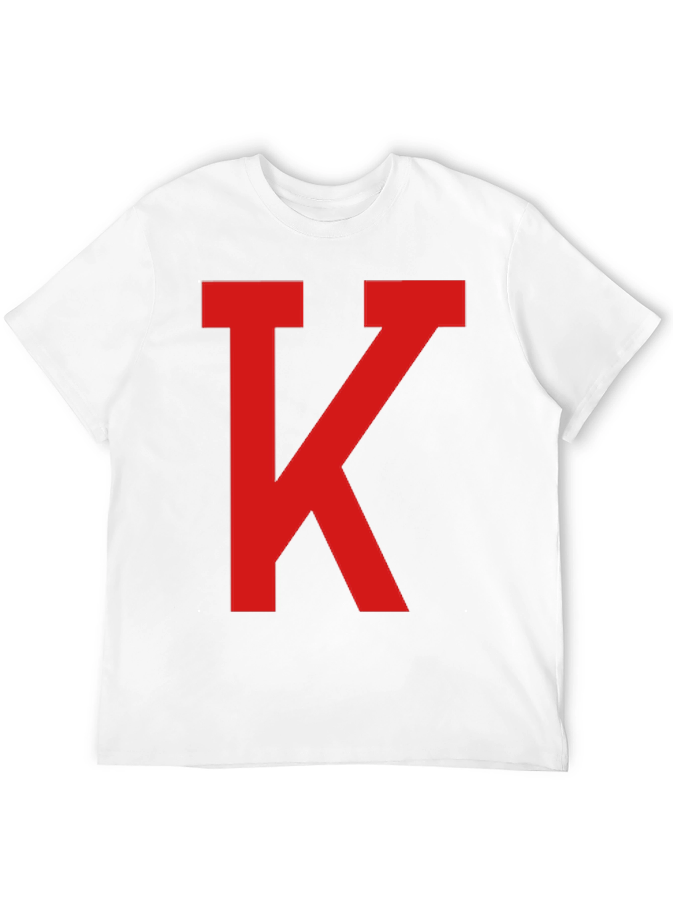 Red K on Black Casual Tee