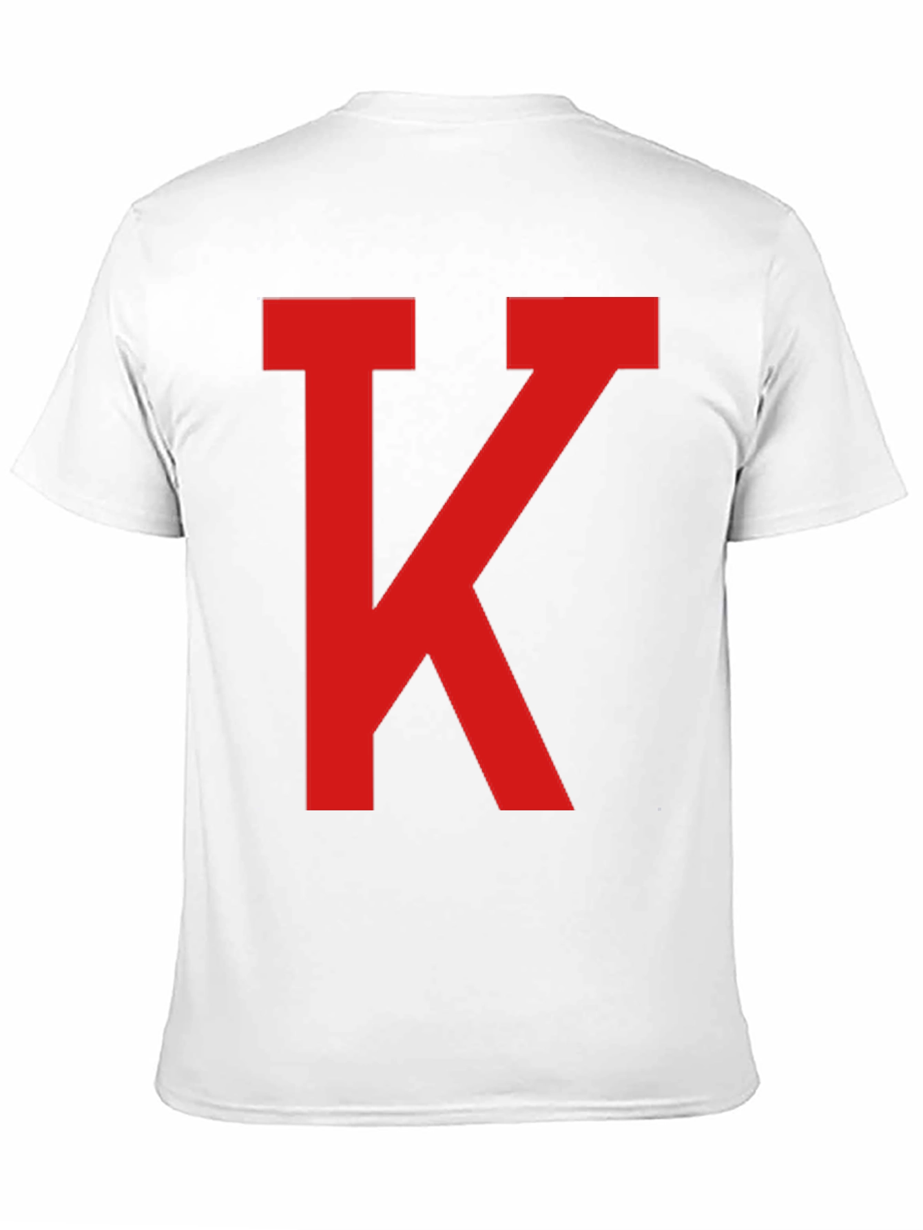 Red K on Black Casual Tee