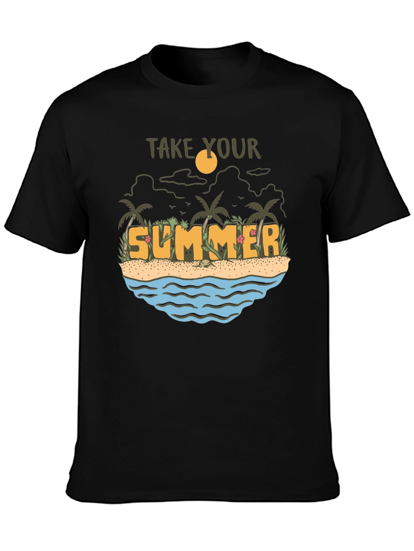 Summer Beach Graphic Tee