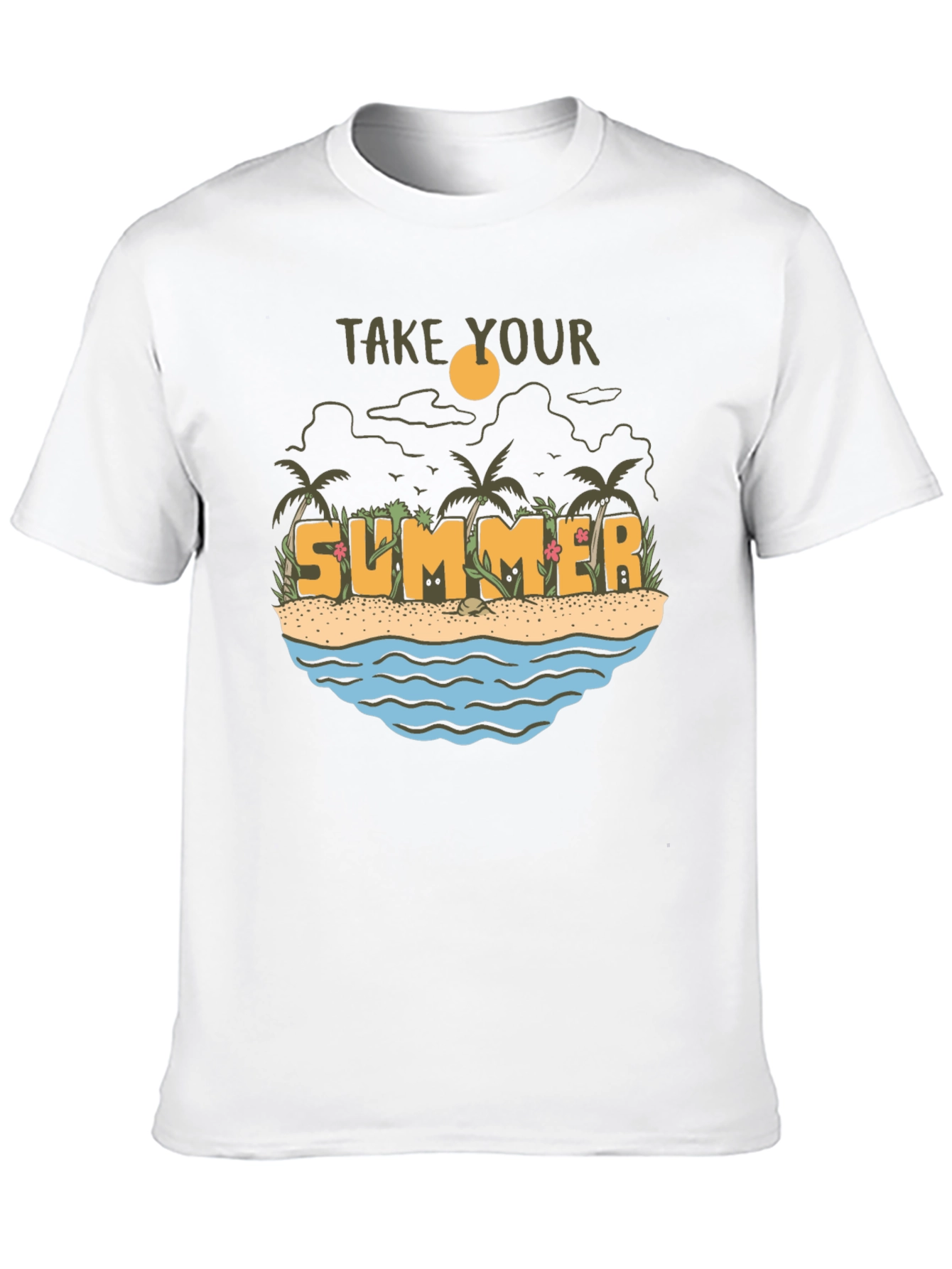Summer Beach Graphic Tee