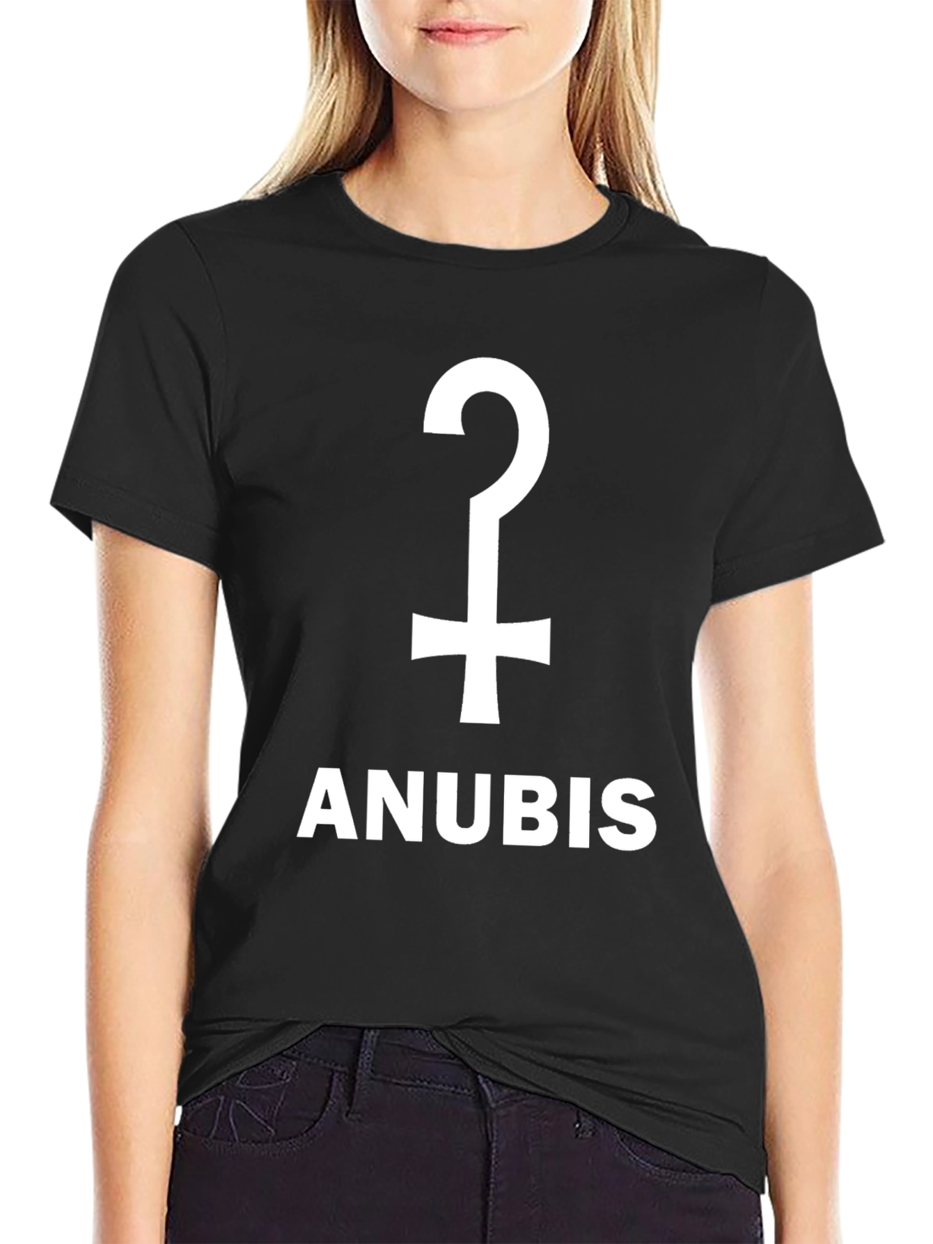 Anubis Egyptian Symbol Graphic T-Shirt