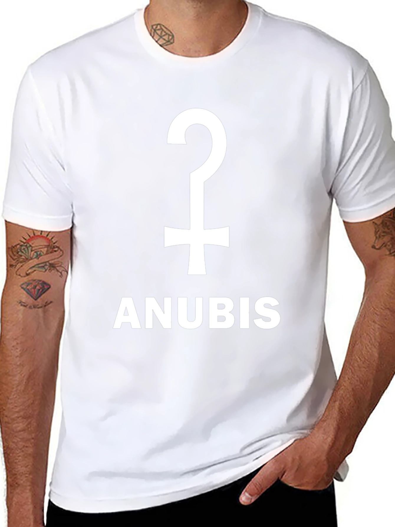 Anubis Egyptian Symbol Graphic T-Shirt