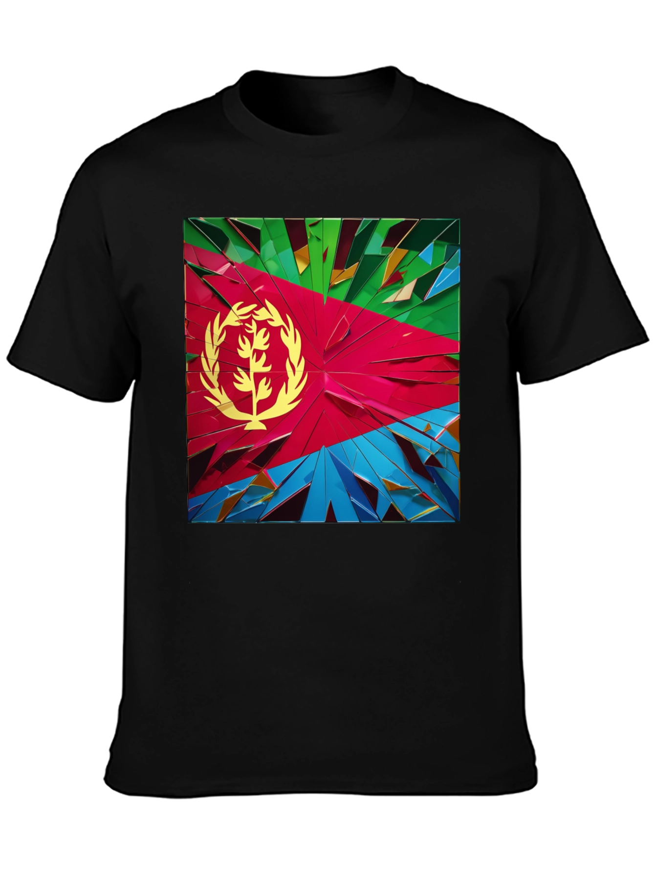 Eritrea Flag Graphic Tee - Modern Style