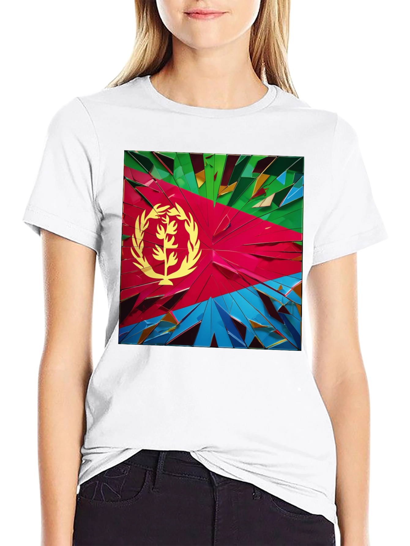 Eritrea Flag Graphic Tee - Modern Style