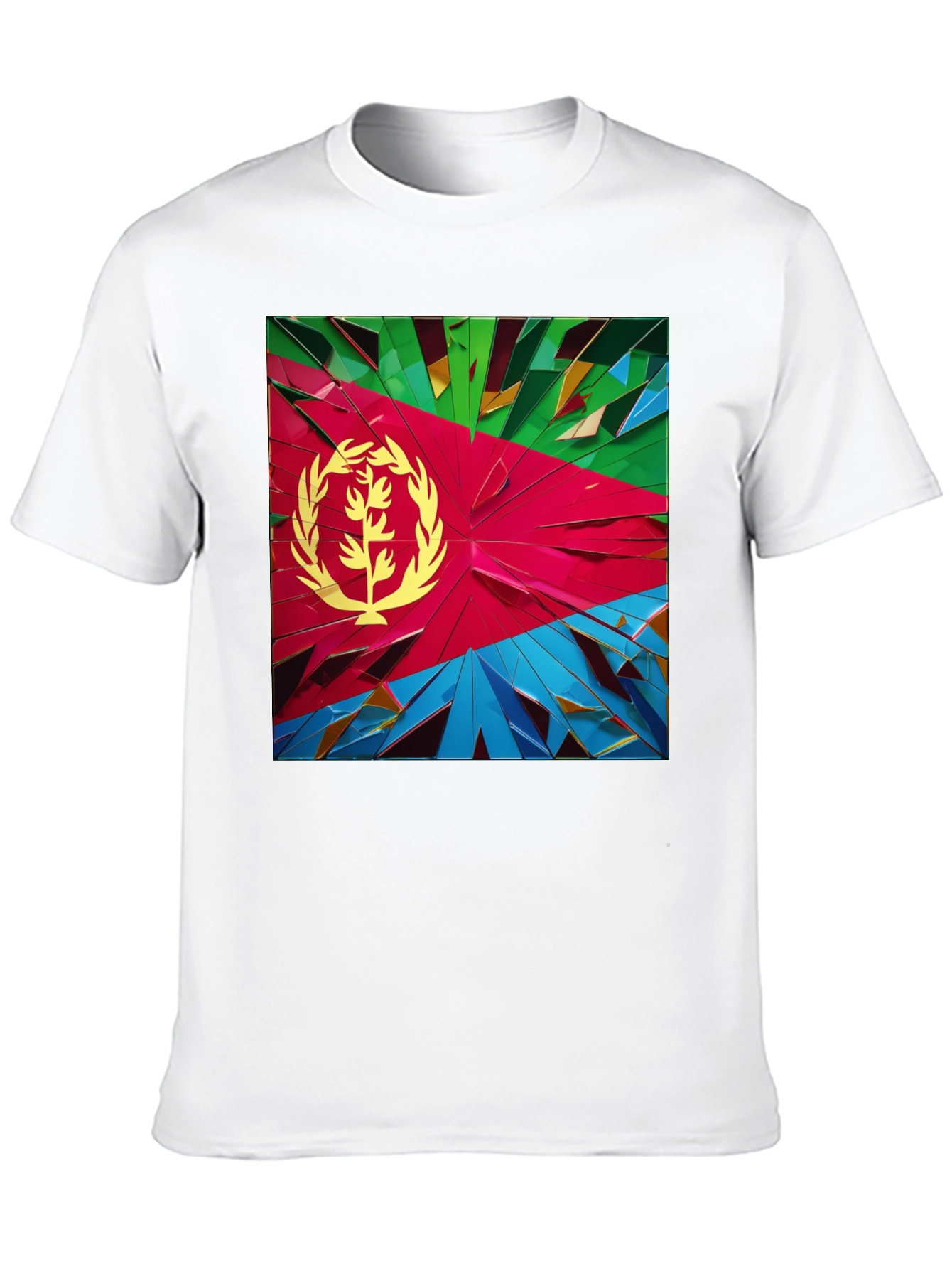 Eritrea Flag Graphic Tee - Modern Style