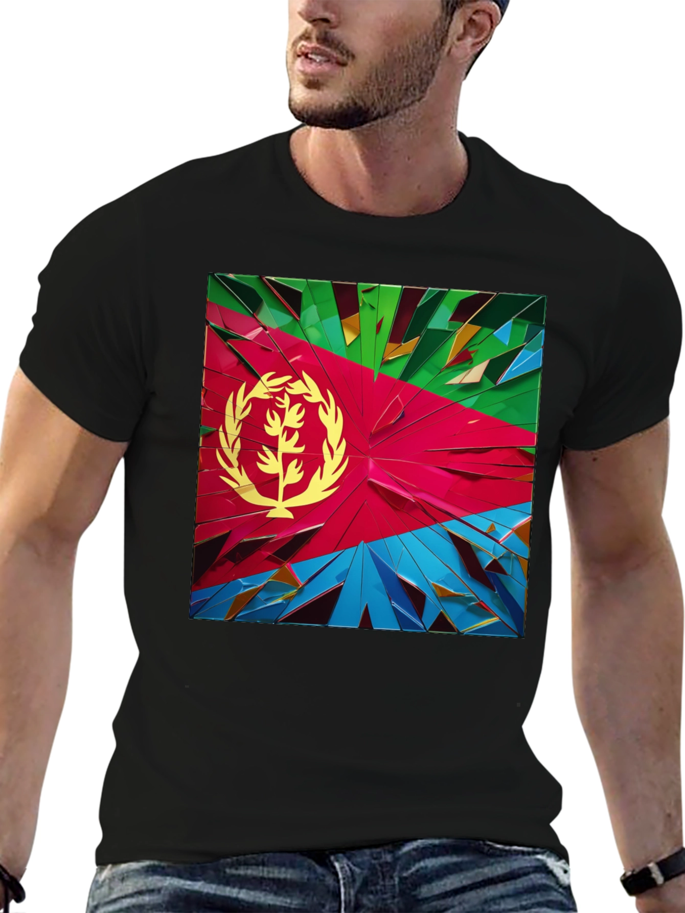 Eritrea Flag Graphic Tee - Modern Style