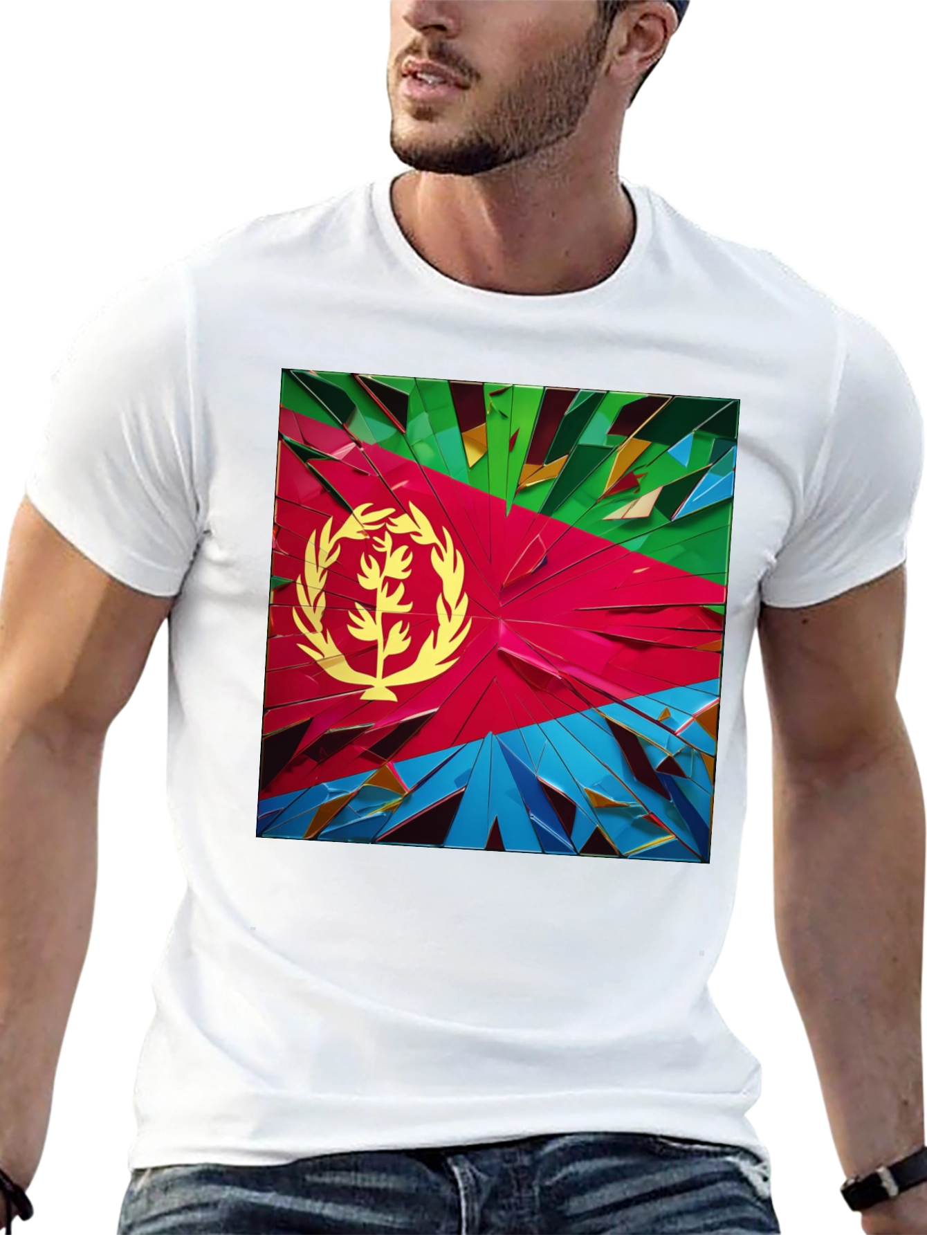 Eritrea Flag Graphic Tee - Modern Style