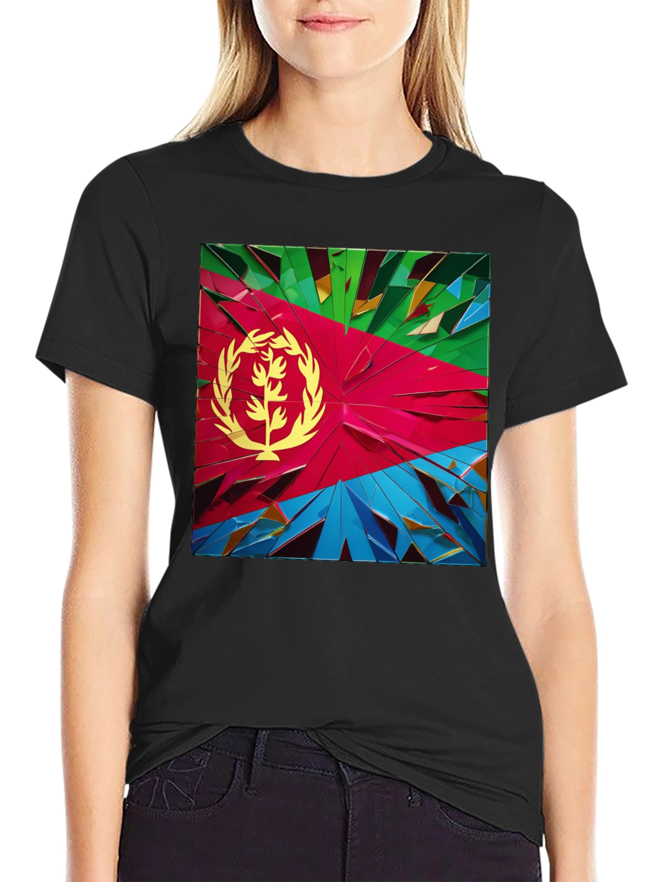 Eritrea Flag Graphic Tee - Modern Style