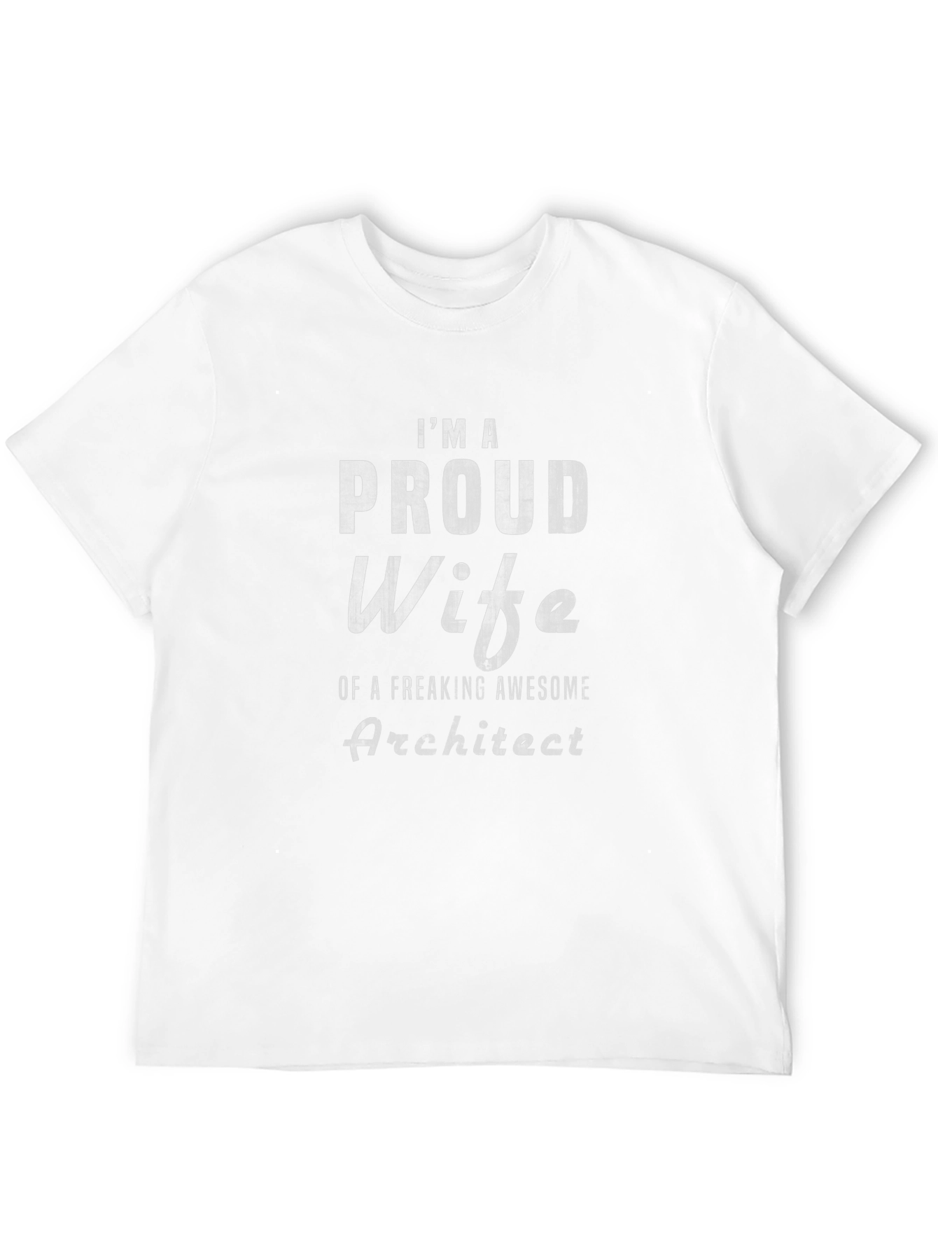 Proud Wife of Architect Graphic T-Shirt