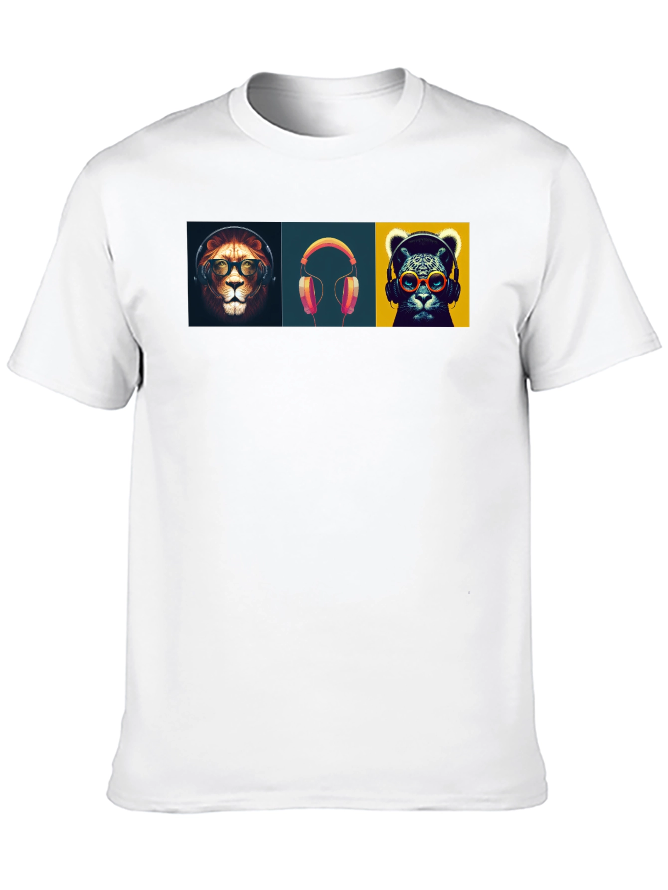 Cool Cats & Beats Black Graphic Tee