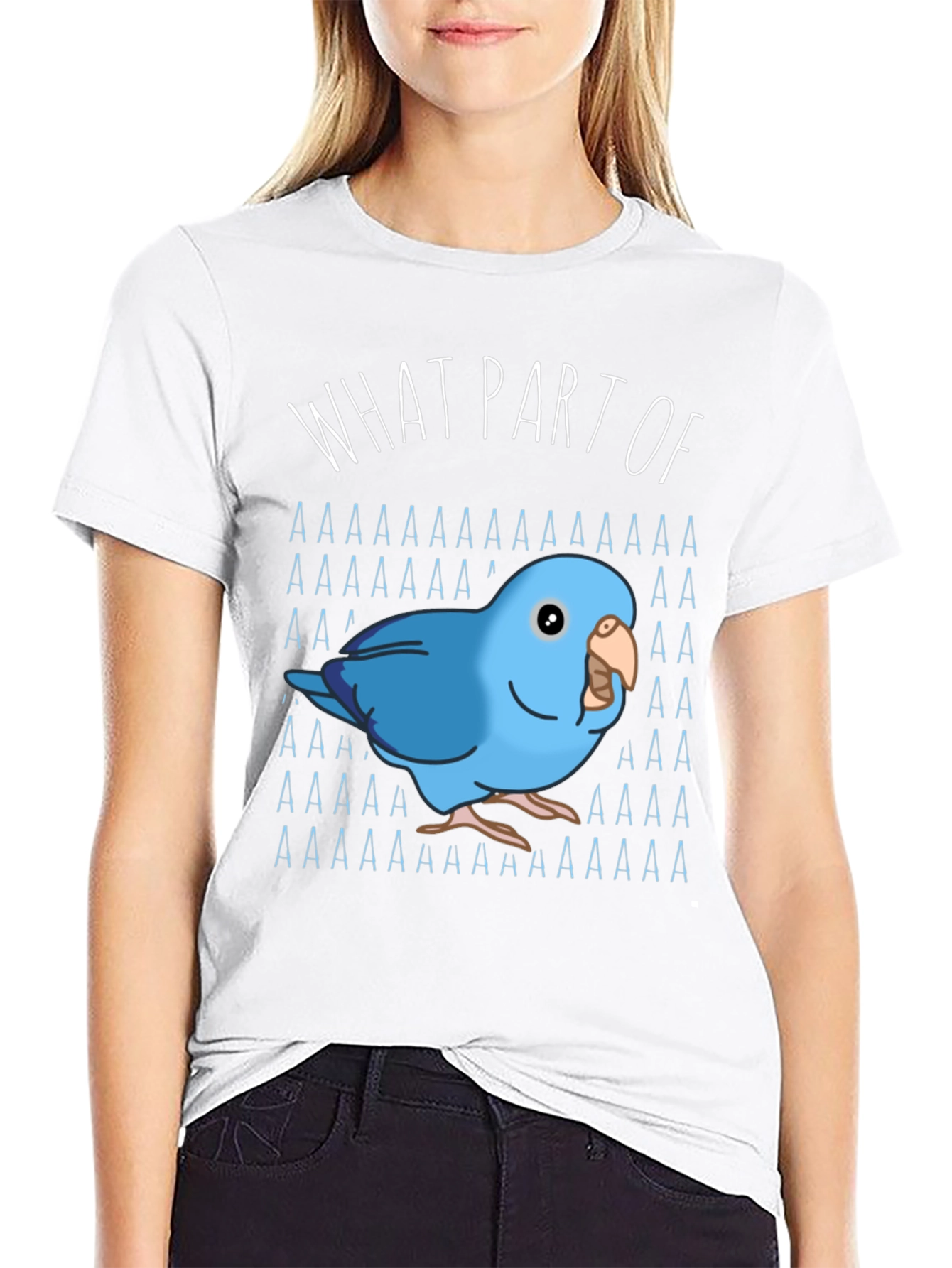 What Part of AAAAA T-Shirt Blue Parrot