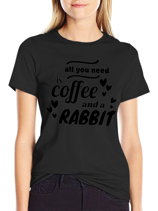 Coffee & Rabbit T-Shirt - Unisex Graphic Tee