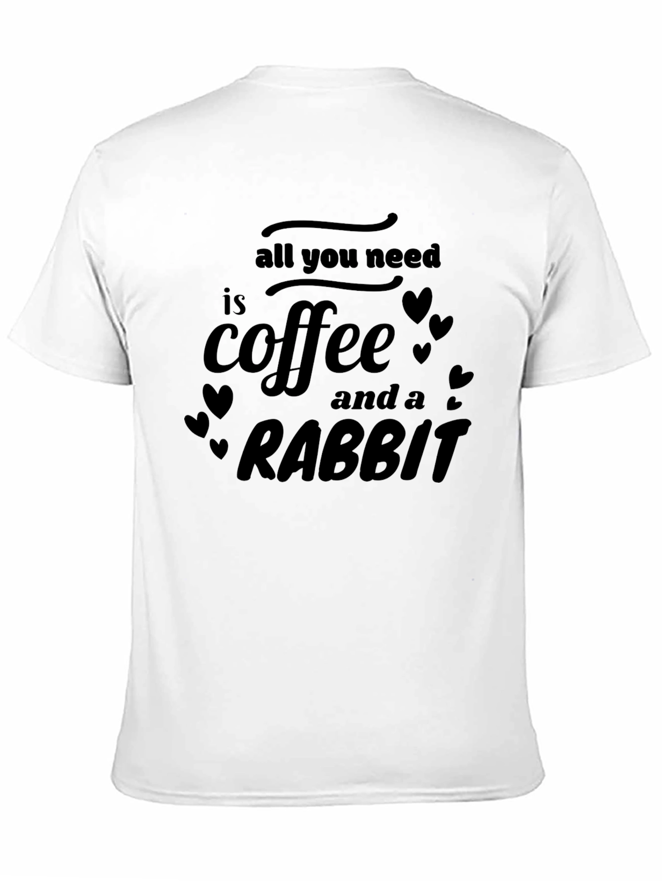 Coffee & Rabbit T-Shirt - Unisex Graphic Tee