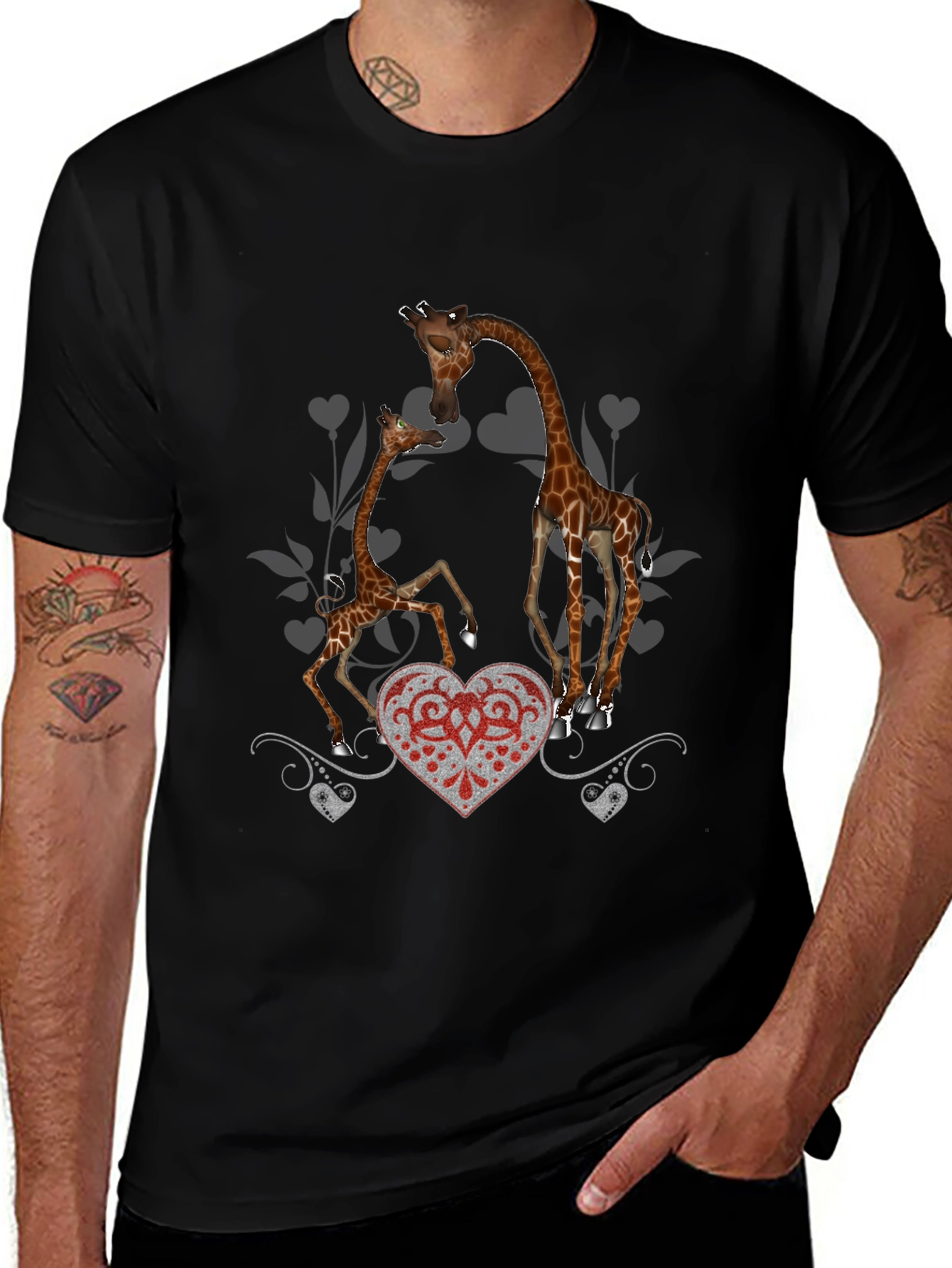 Giraffe Love T-Shirt