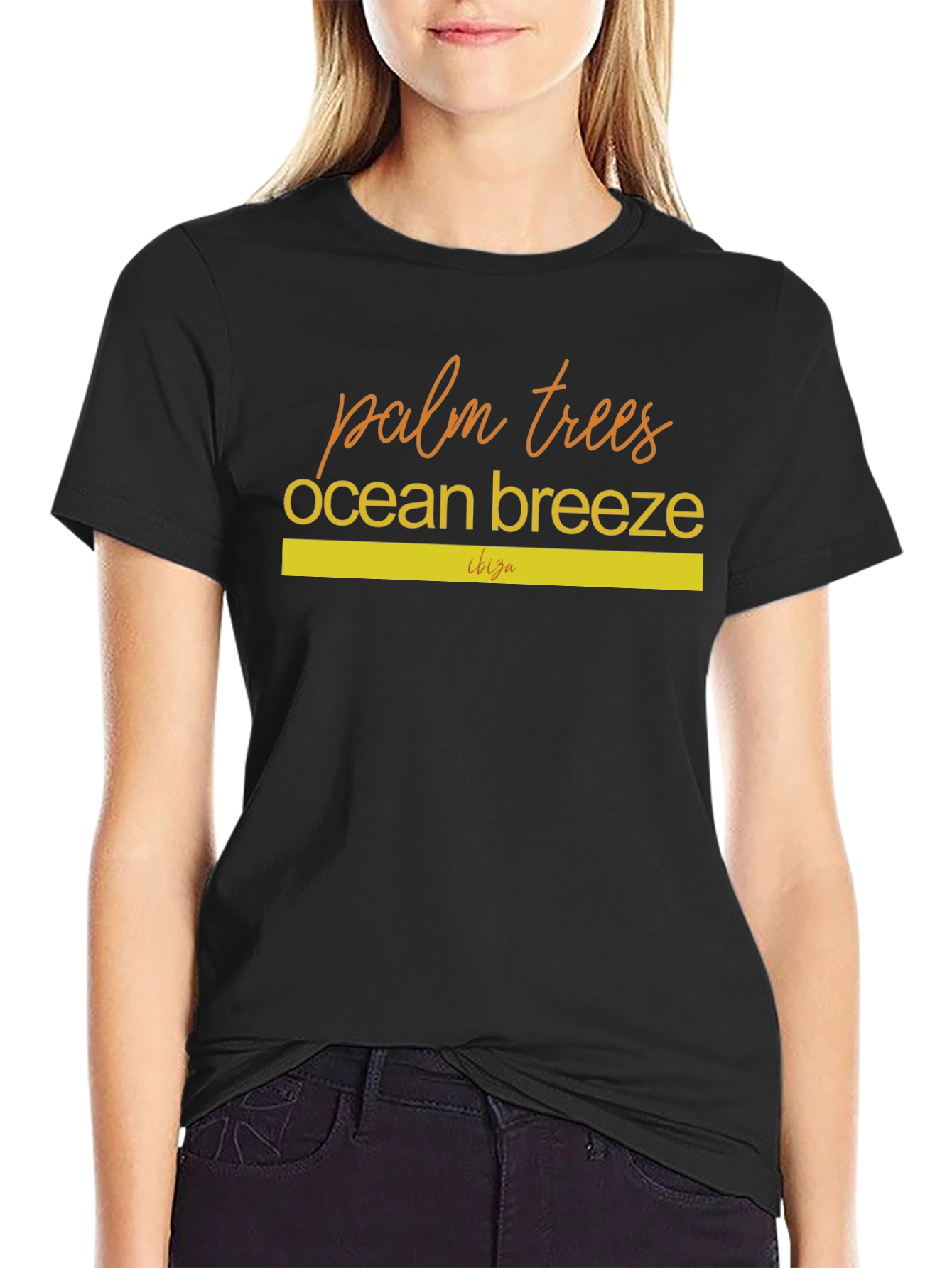 Palm Trees & Ocean Breeze Ibiza Graphic Tee
