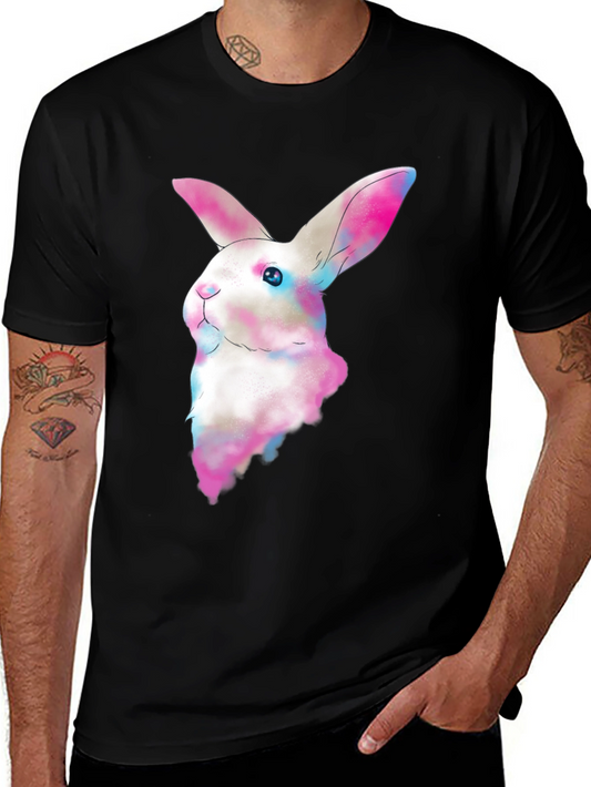 Watercolor Bunny T-Shirt - Soft Cotton Tee