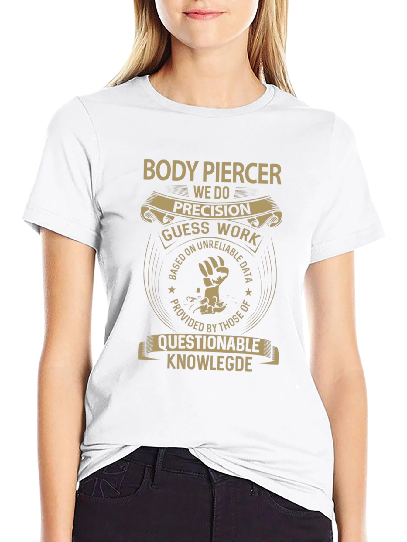 Body Piercer T-Shirt - Precision Design