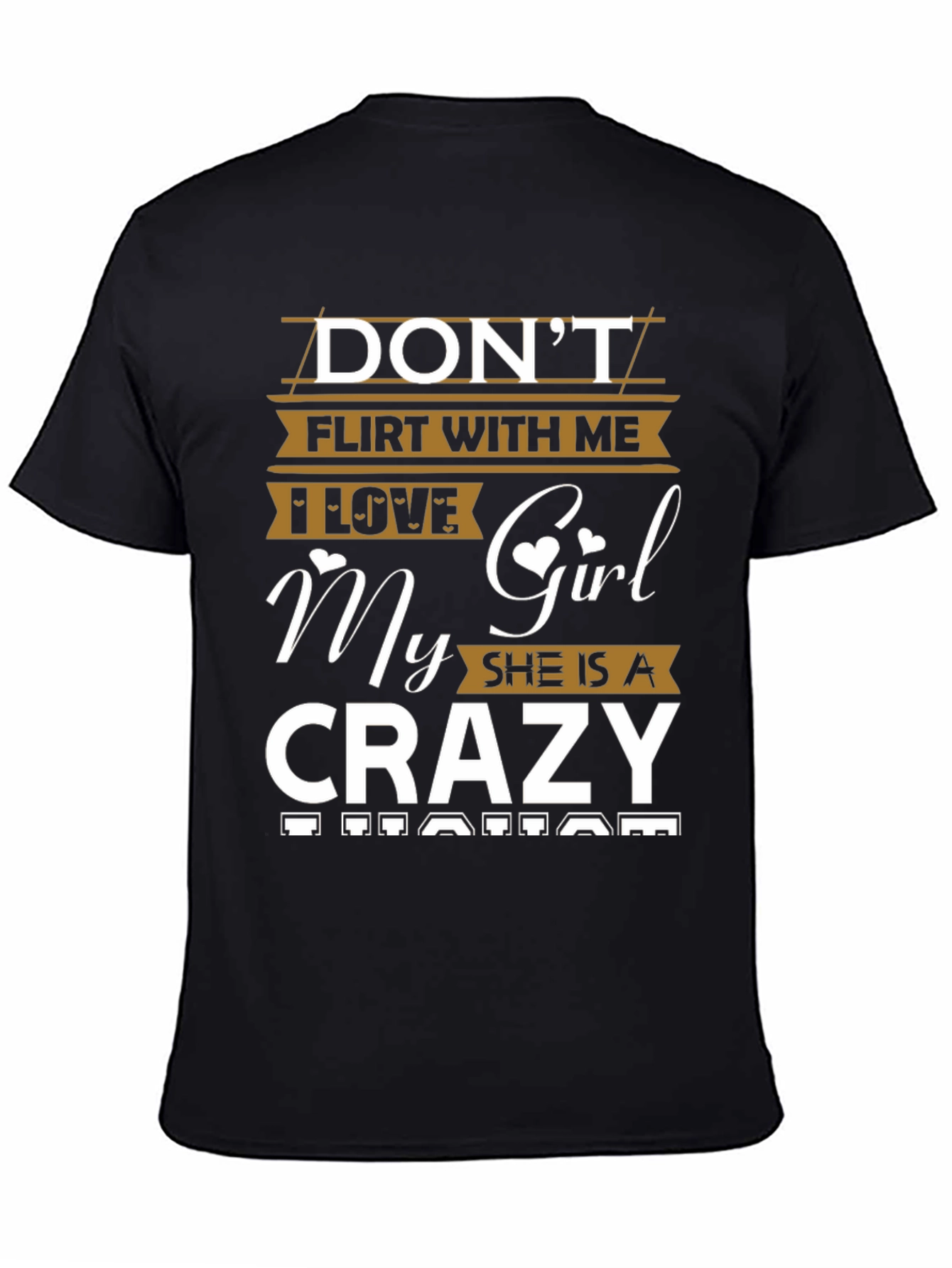 Dont Flirt With Me Funny Graphic Tee