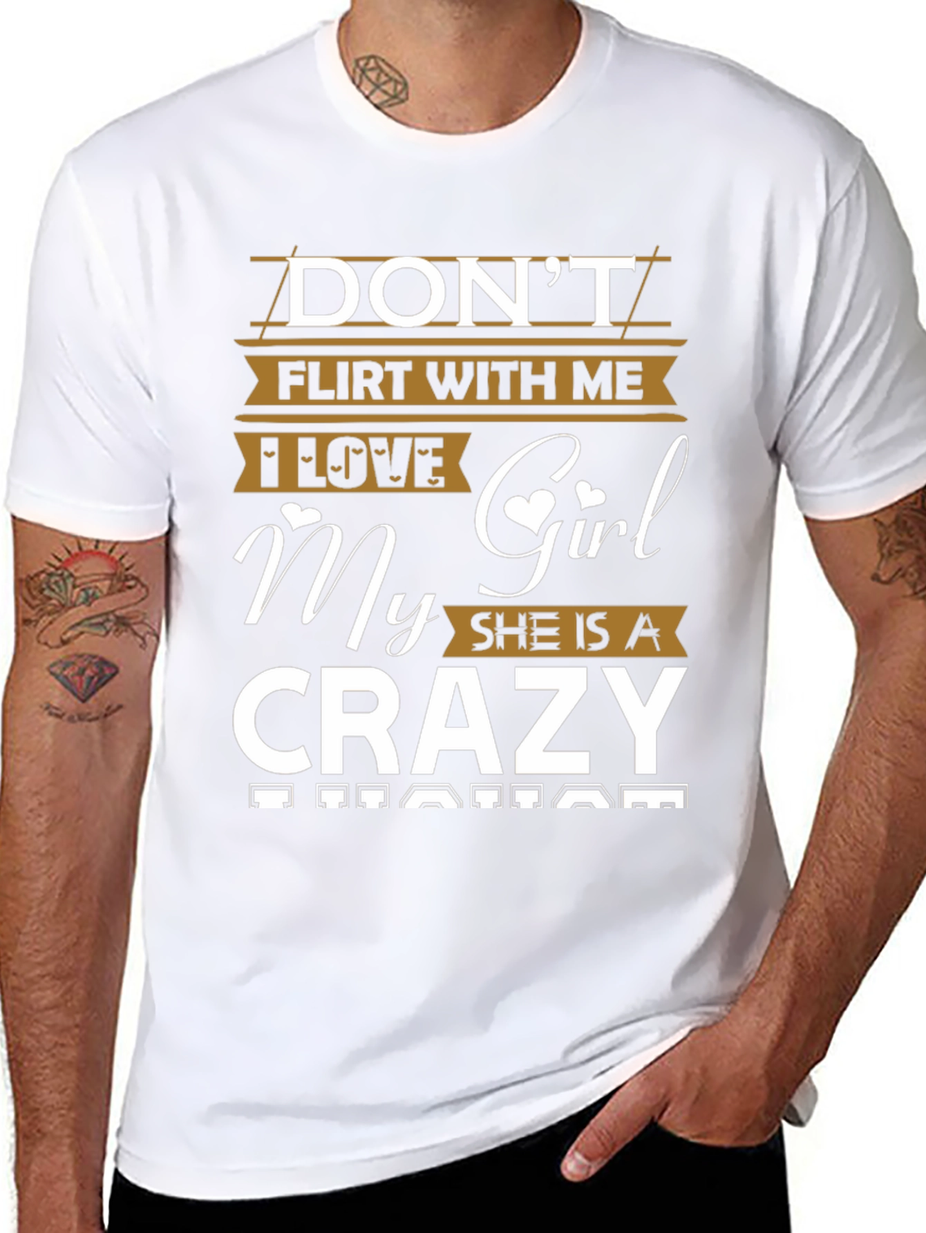Dont Flirt With Me Funny Graphic Tee